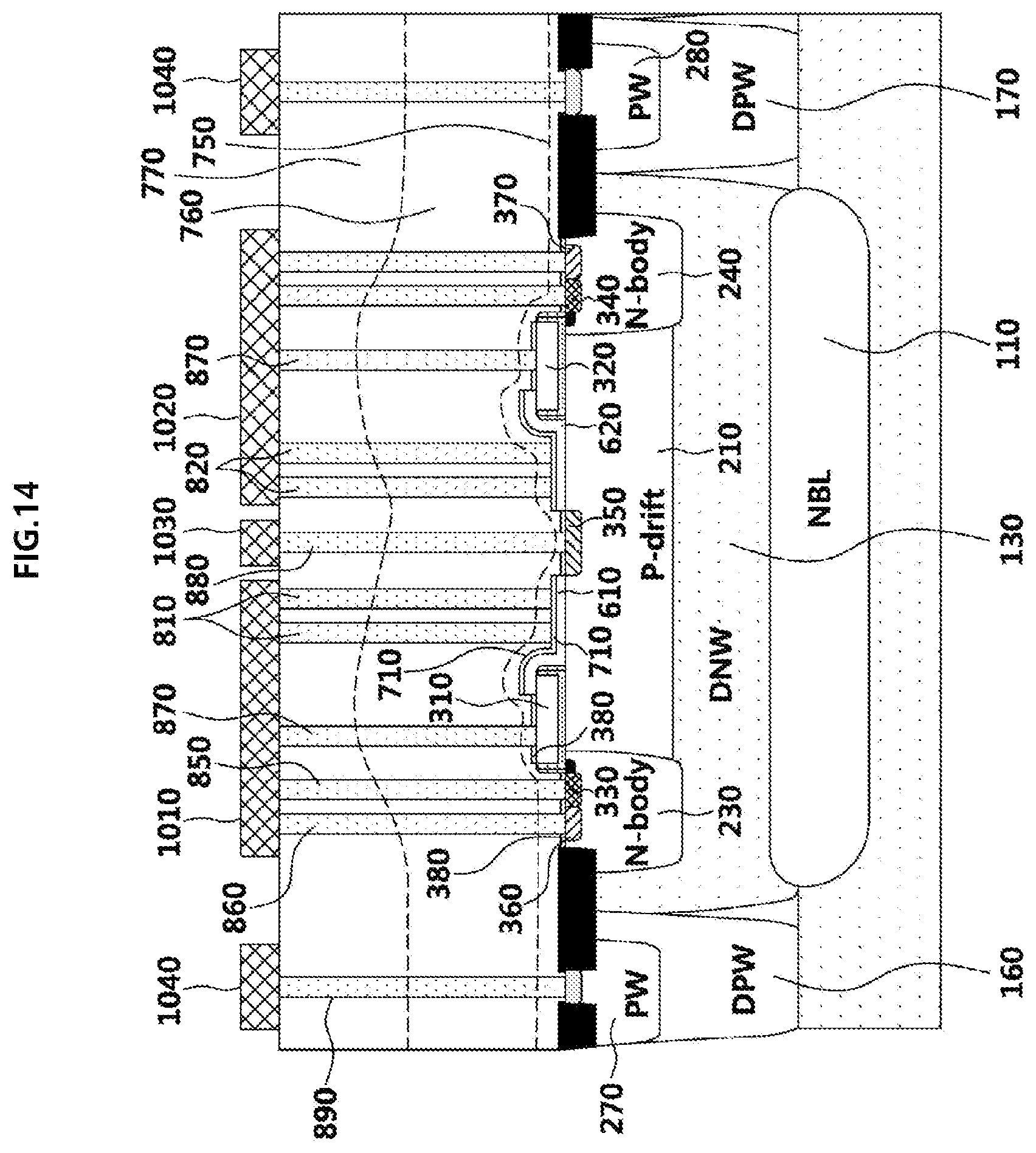 Patent US12317534 Figure 18 – High voltage semiconductor device and manufacturing method of high voltage semiconductor device