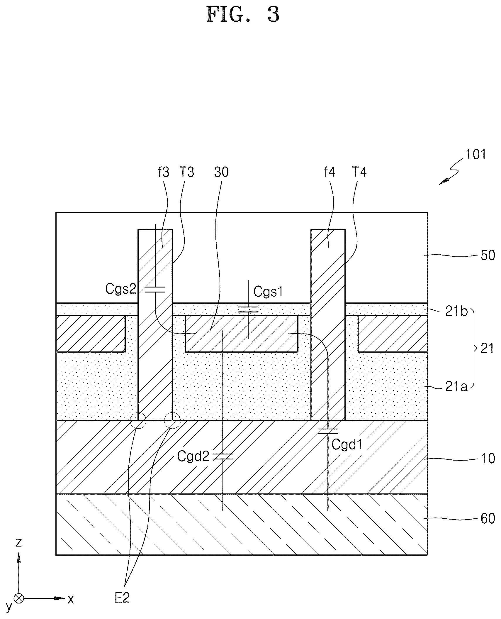 Patent US12317536 Figure 3 – Semiconductor device and power switching system including the same