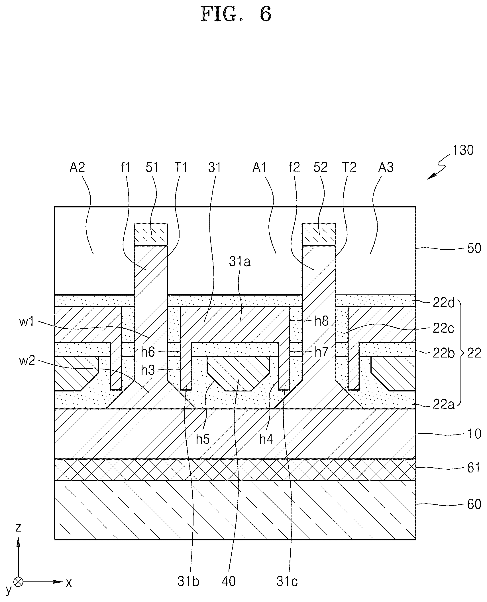 Patent US12317536 Figure 6 – Semiconductor device and power switching system including the same