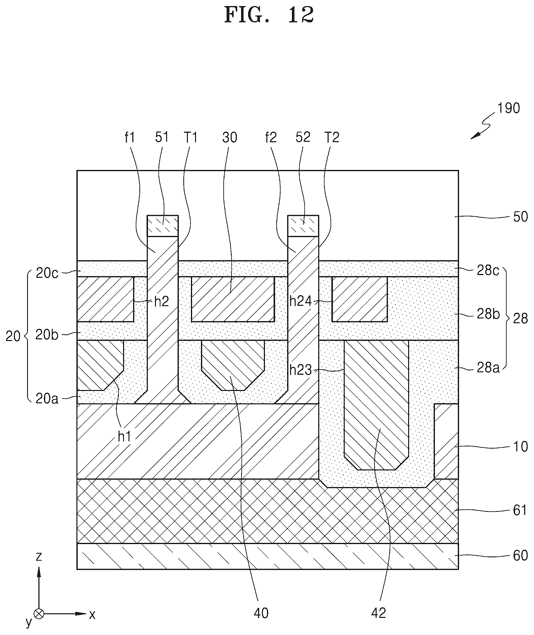 Patent US12317536 Figure 12 – Semiconductor device and power switching system including the same