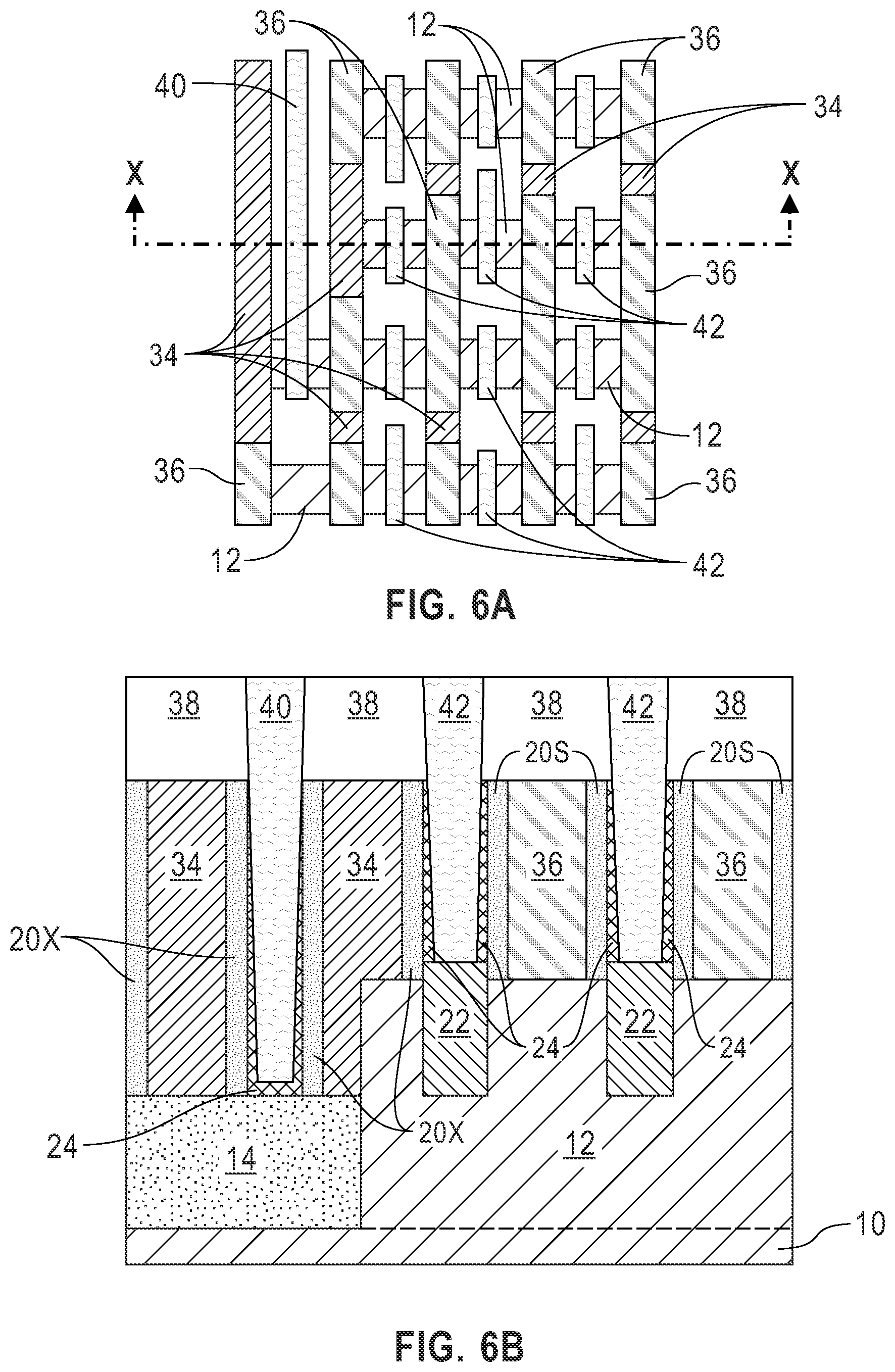 Patent US12317537 Figure 7 – Reduced parasitic capacitance semiconductor device containing at least one local interconnect passthrough structure