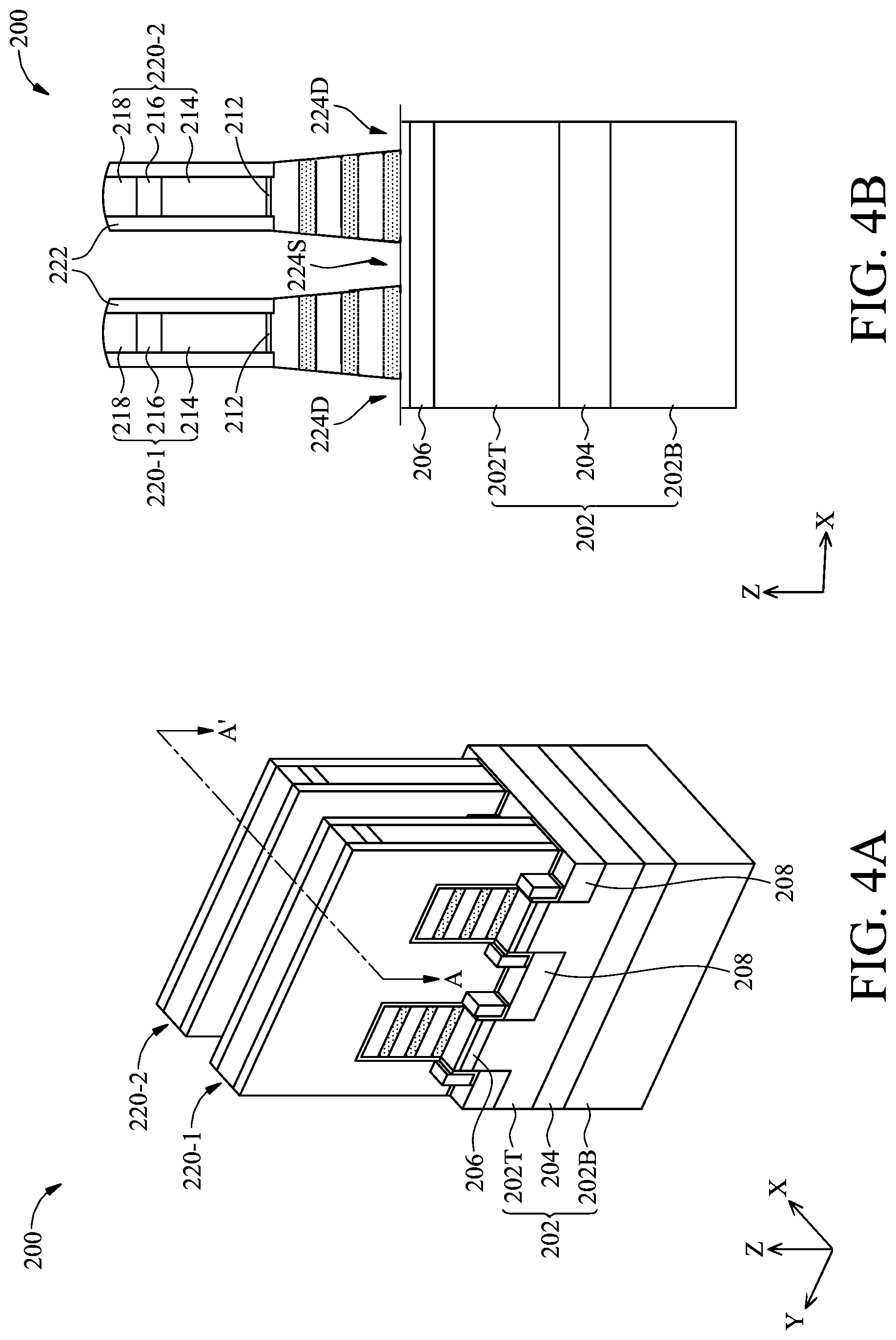 Patent US12317542 Figure 4 – Semiconductor device with backside self-aligned power rail and methods of forming the same