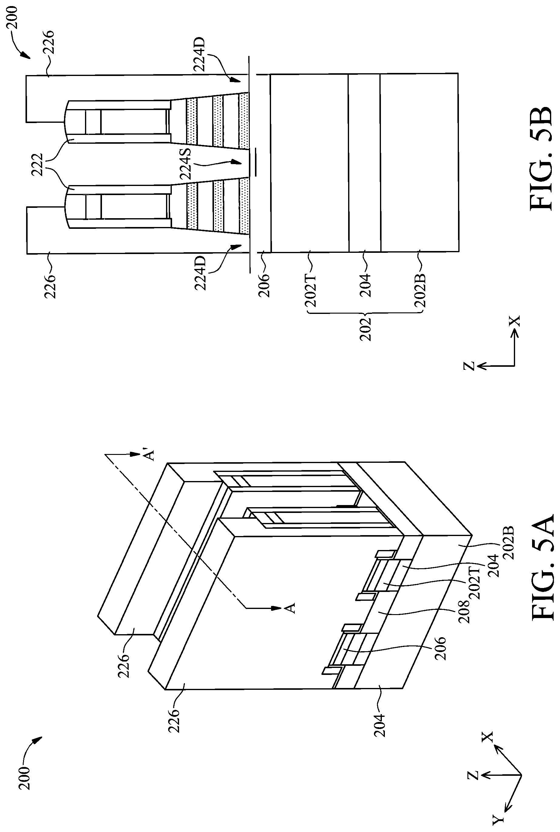 Patent US12317542 Figure 5 – Semiconductor device with backside self-aligned power rail and methods of forming the same