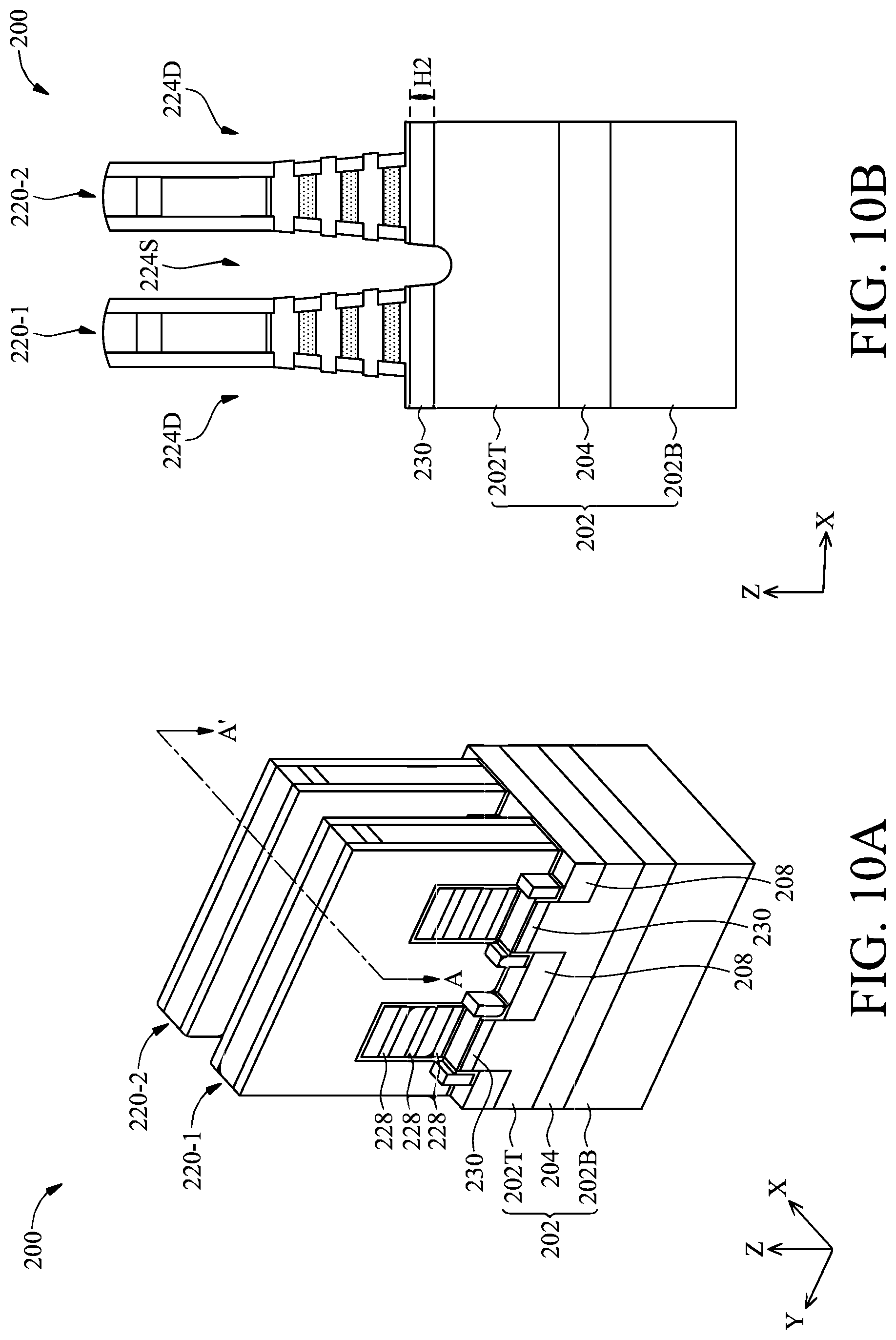 Patent US12317542 Figure 10 – Semiconductor device with backside self-aligned power rail and methods of forming the same