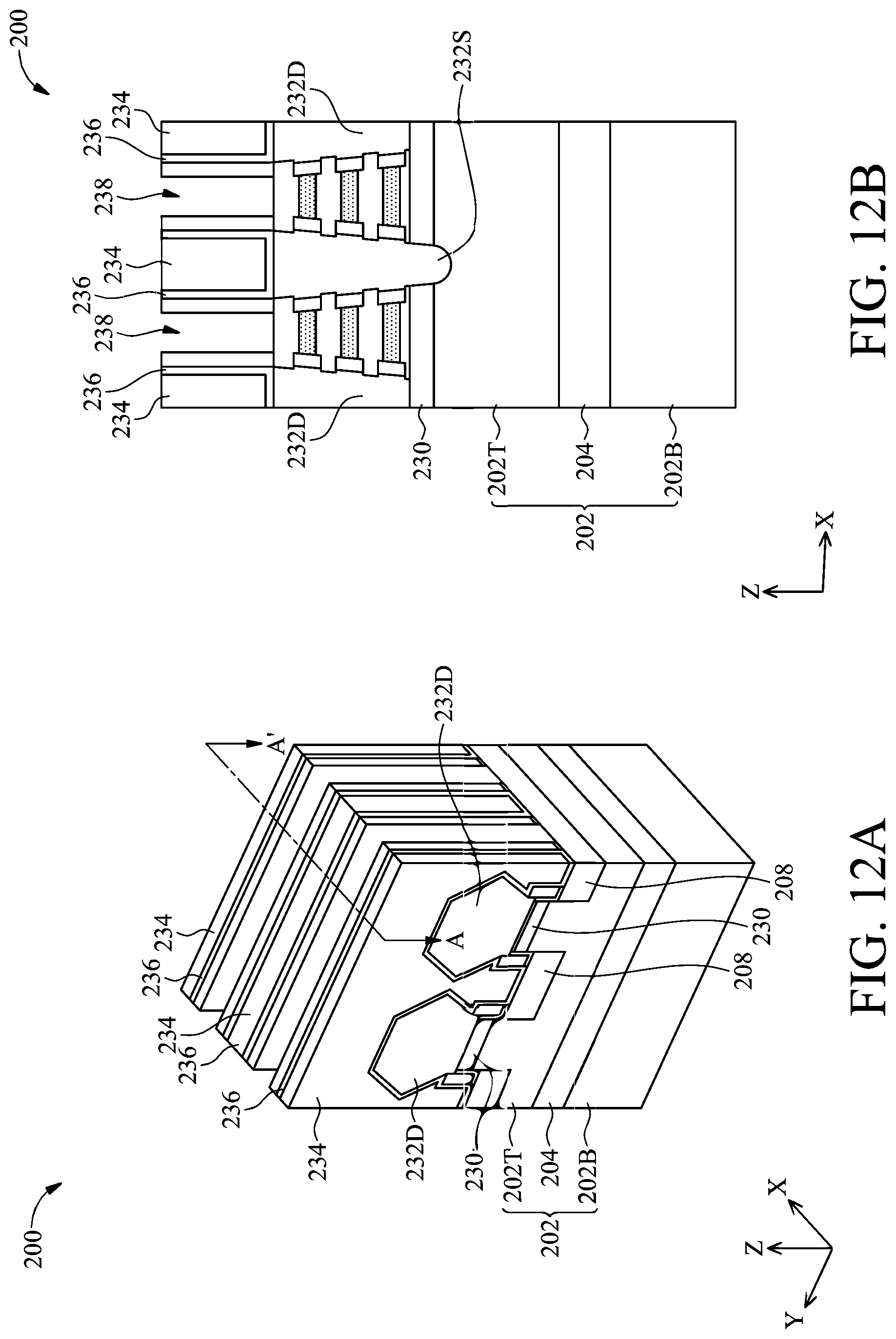 Patent US12317542 Figure 12 – Semiconductor device with backside self-aligned power rail and methods of forming the same
