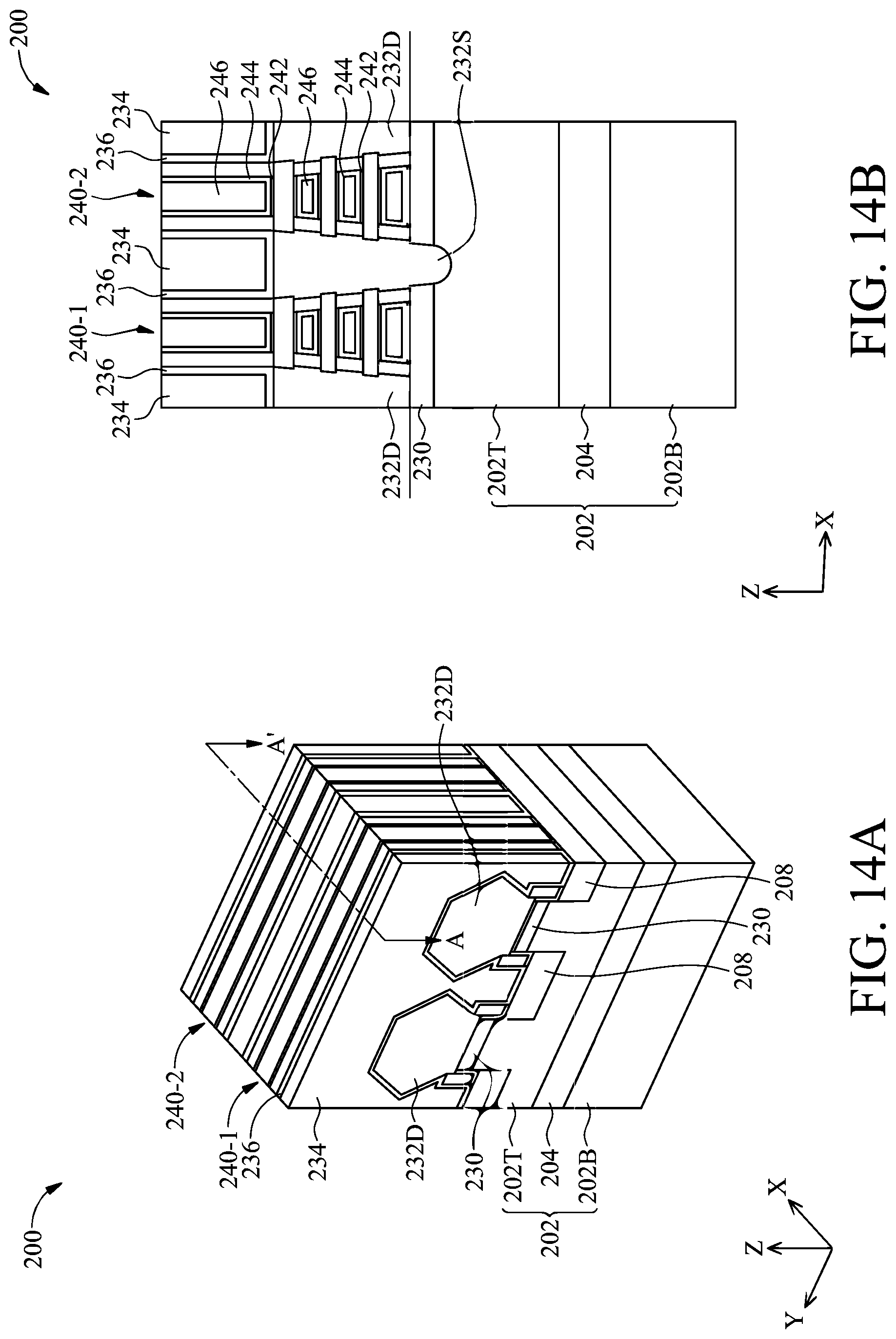Patent US12317542 Figure 14 – Semiconductor device with backside self-aligned power rail and methods of forming the same