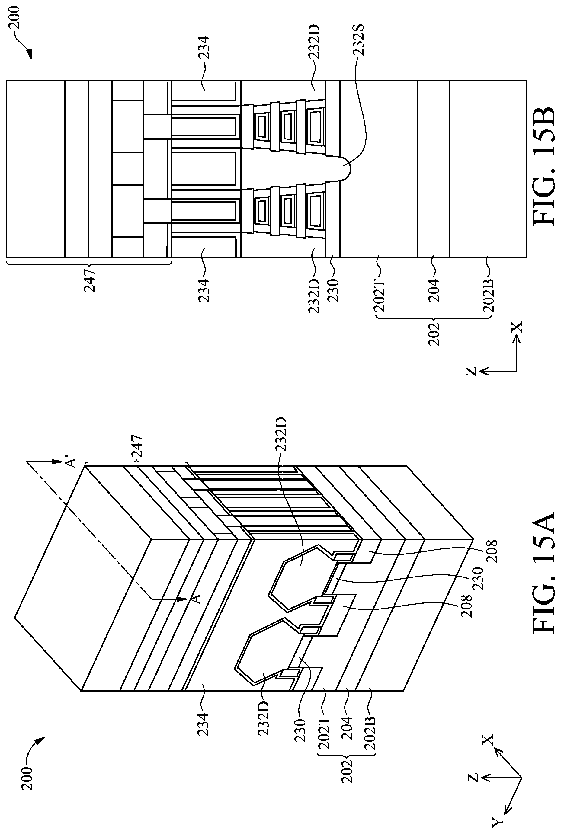 Patent US12317542 Figure 15 – Semiconductor device with backside self-aligned power rail and methods of forming the same