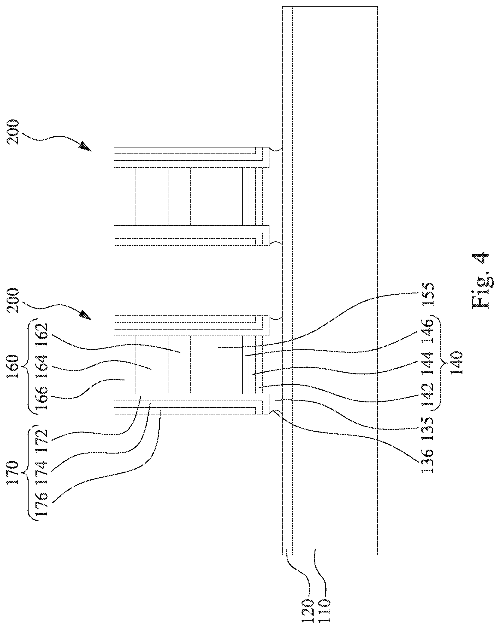 Patent US12317545 Figure 4 – Memory device and manufacturing method thereof