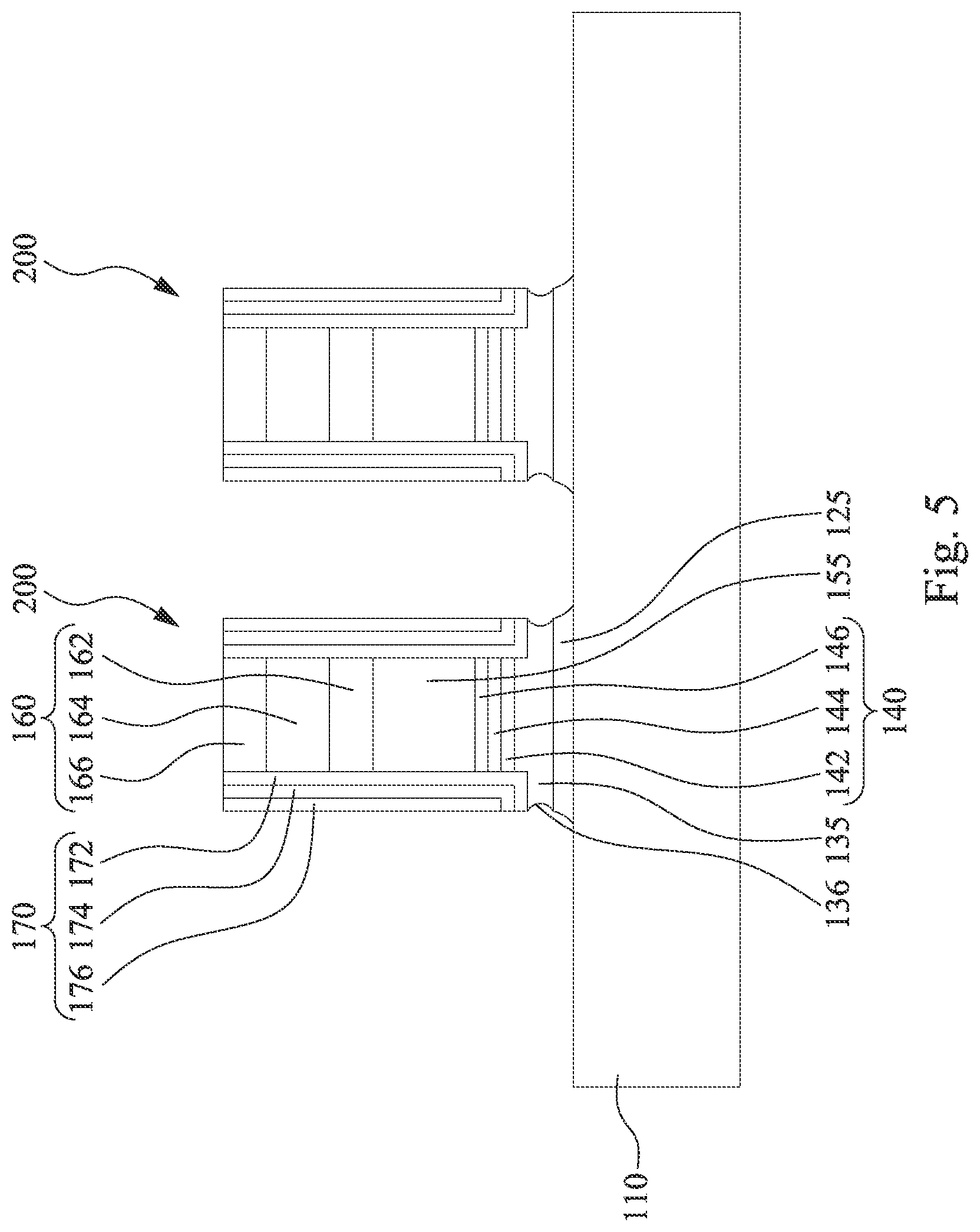 Patent US12317545 Figure 5 – Memory device and manufacturing method thereof