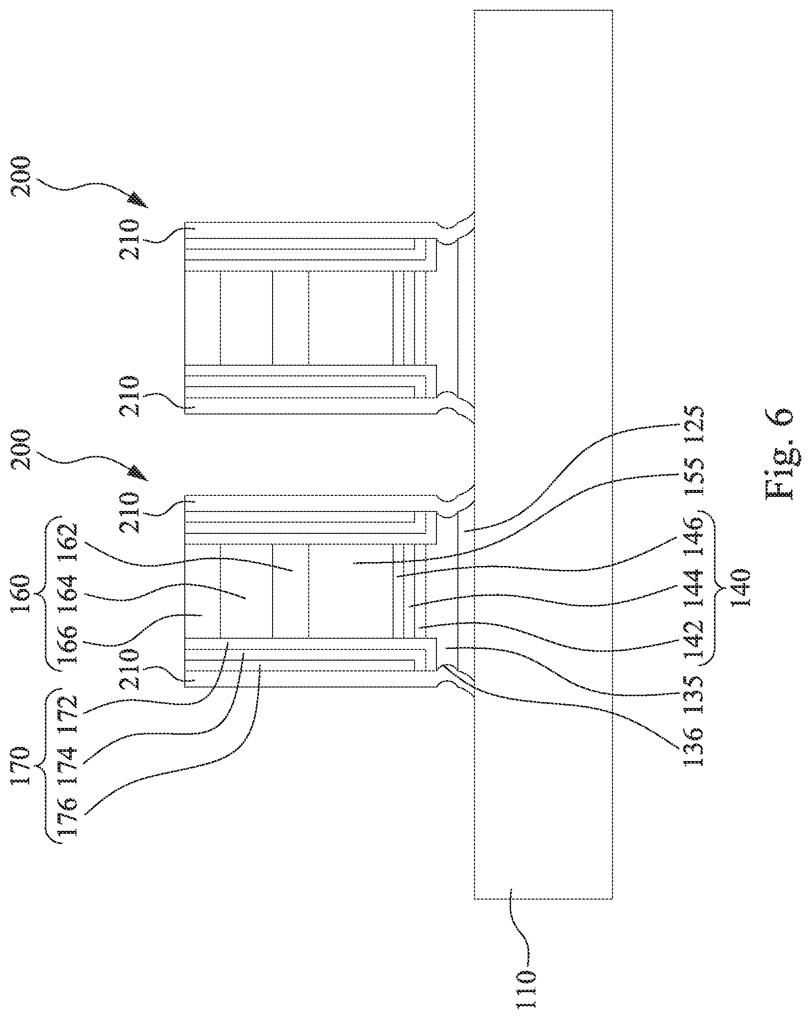 Patent US12317545 Figure 6 – Memory device and manufacturing method thereof