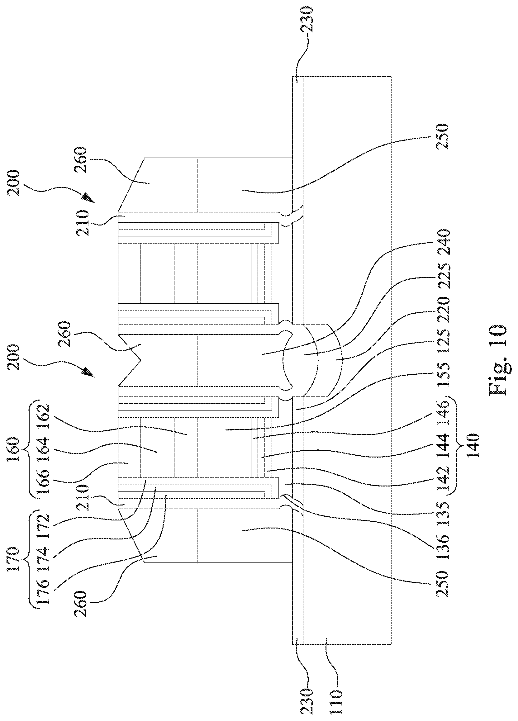 Patent US12317545 Figure 10 – Memory device and manufacturing method thereof