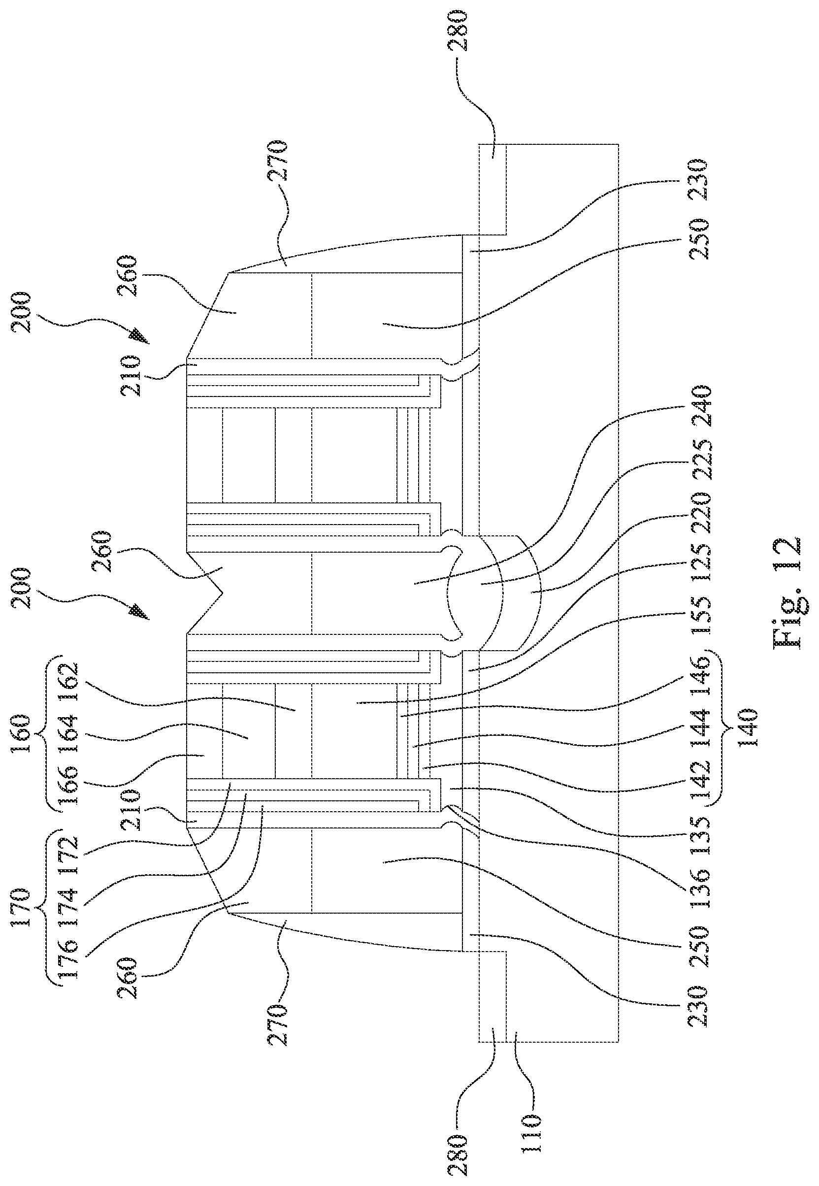 Patent US12317545 Figure 12 – Memory device and manufacturing method thereof