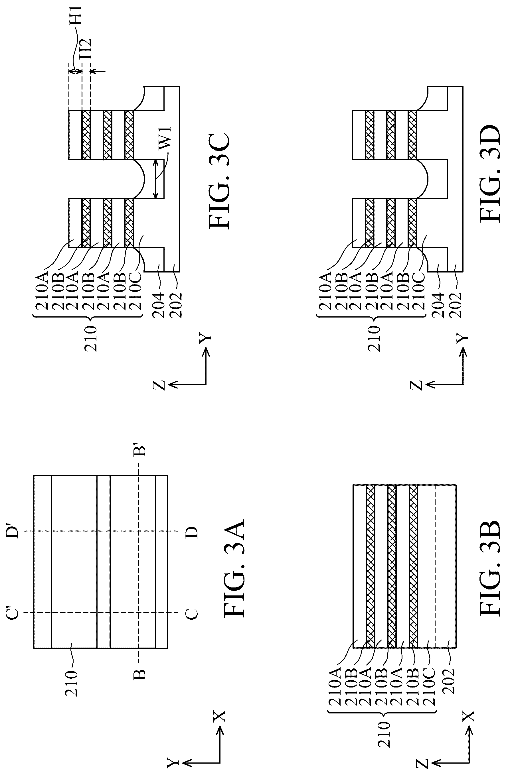 Patent US12317550 Figure 3 – Methods of forming a semiconductor device with corner isolation protection