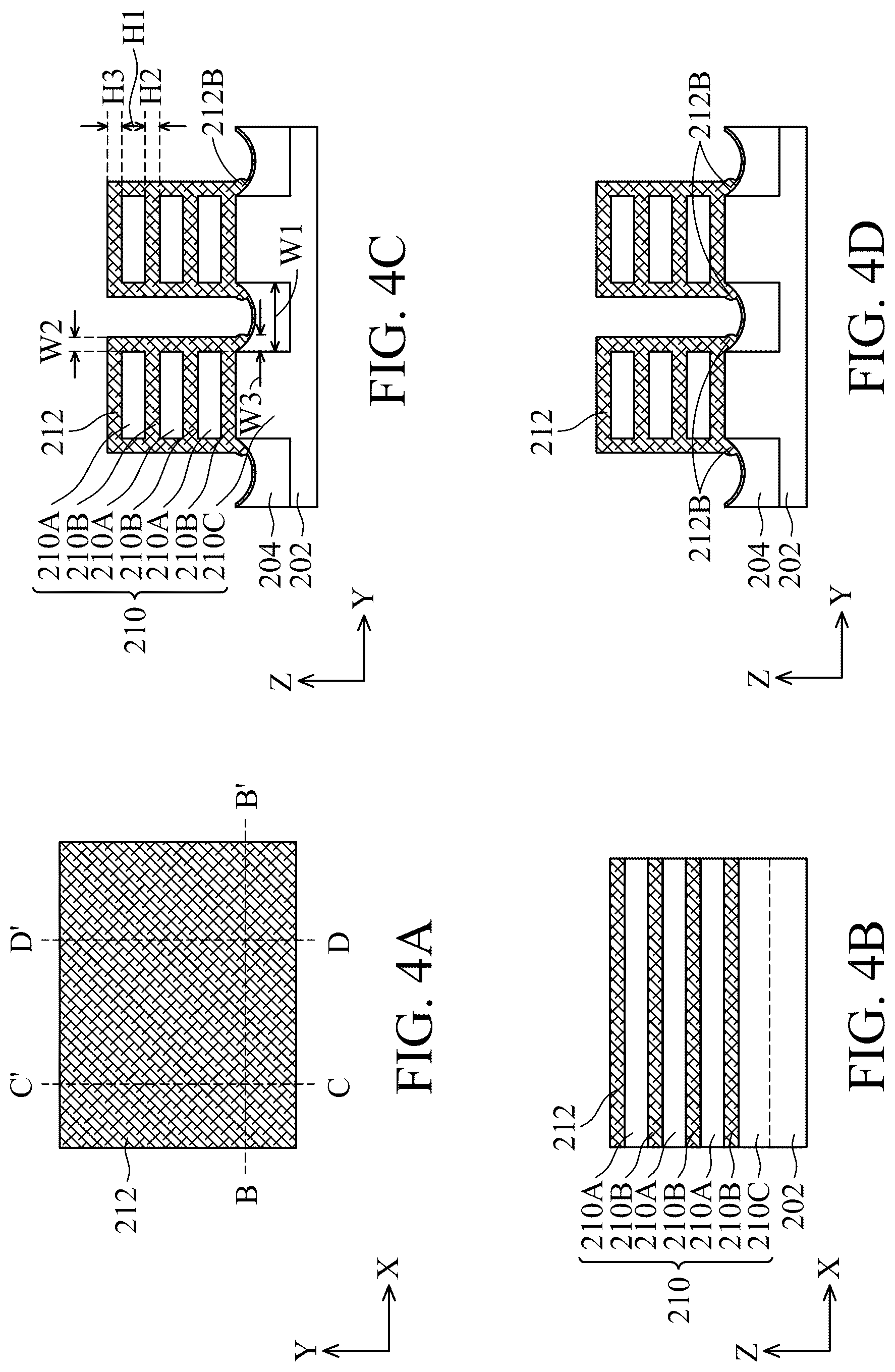 Patent US12317550 Figure 4 – Methods of forming a semiconductor device with corner isolation protection