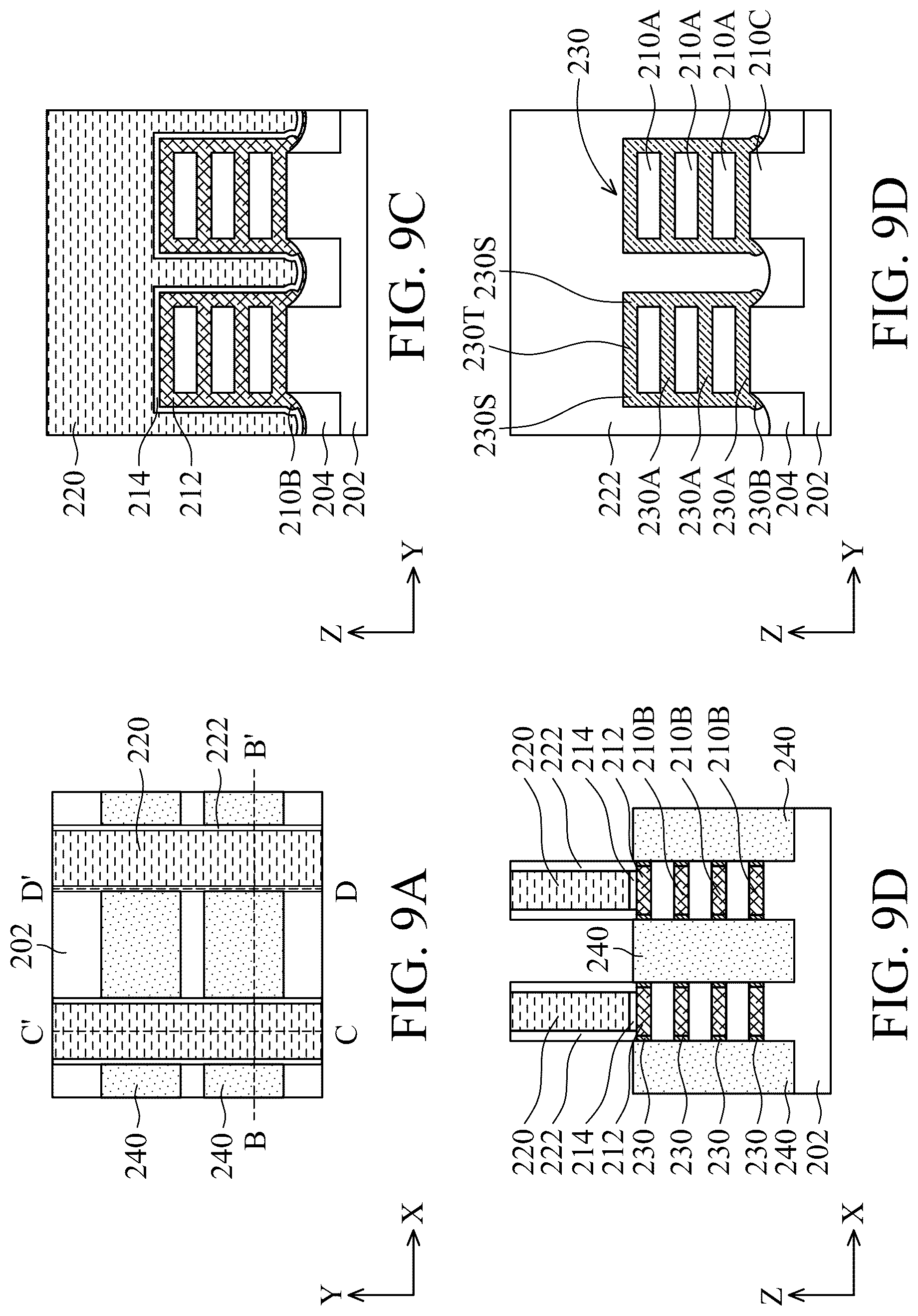 Patent US12317550 Figure 9 – Methods of forming a semiconductor device with corner isolation protection