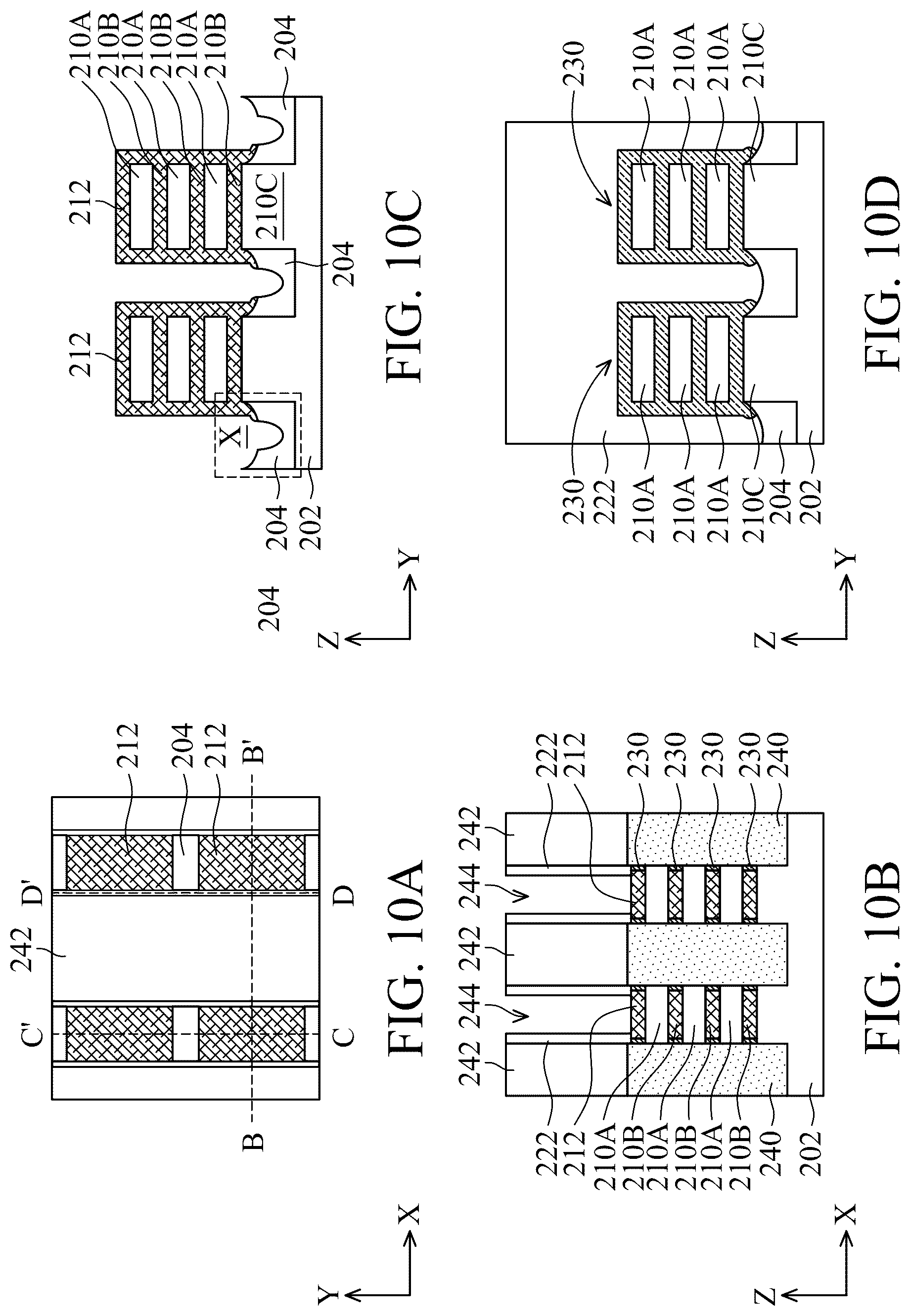 Patent US12317550 Figure 10 – Methods of forming a semiconductor device with corner isolation protection