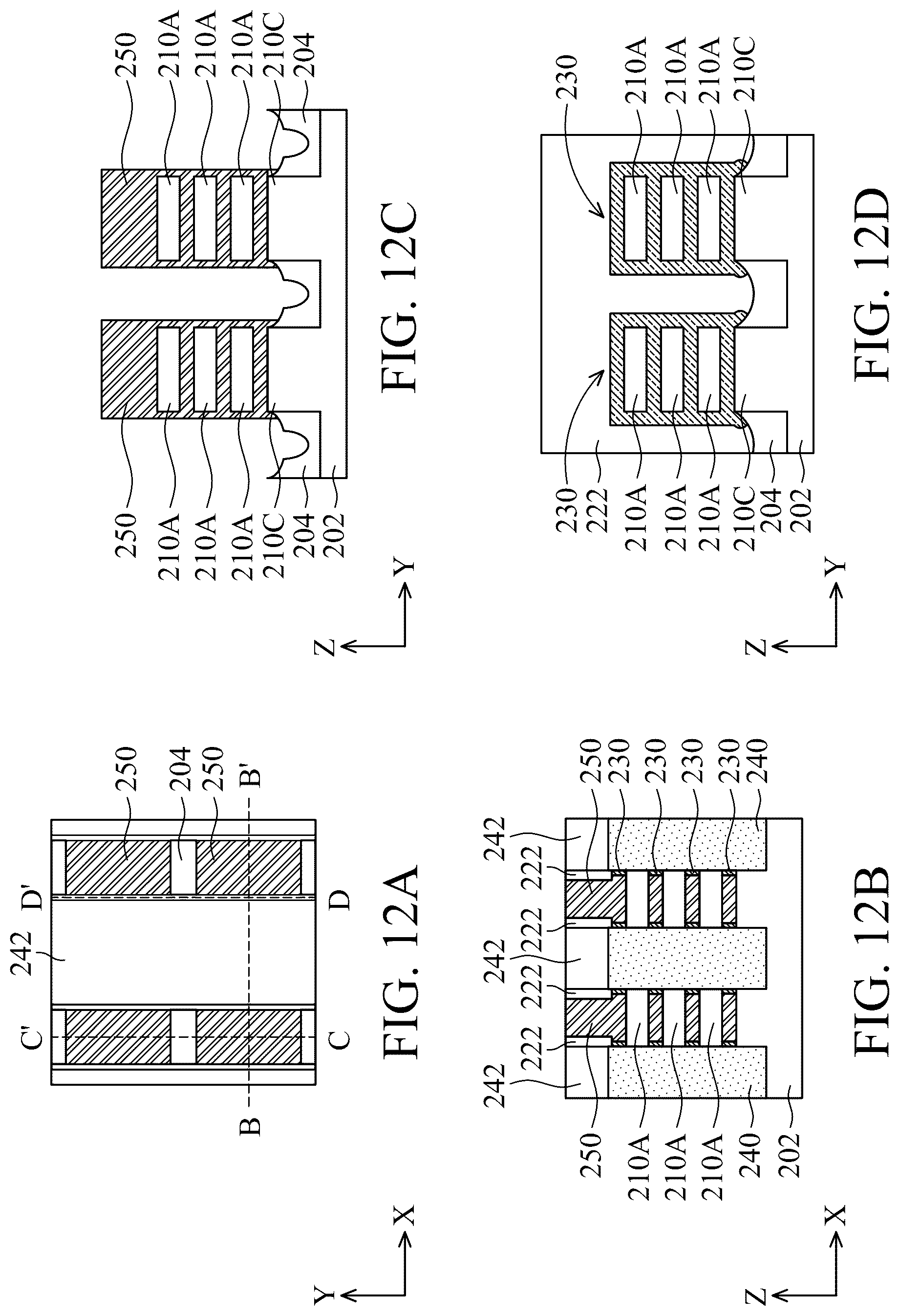 Patent US12317550 Figure 13 – Methods of forming a semiconductor device with corner isolation protection