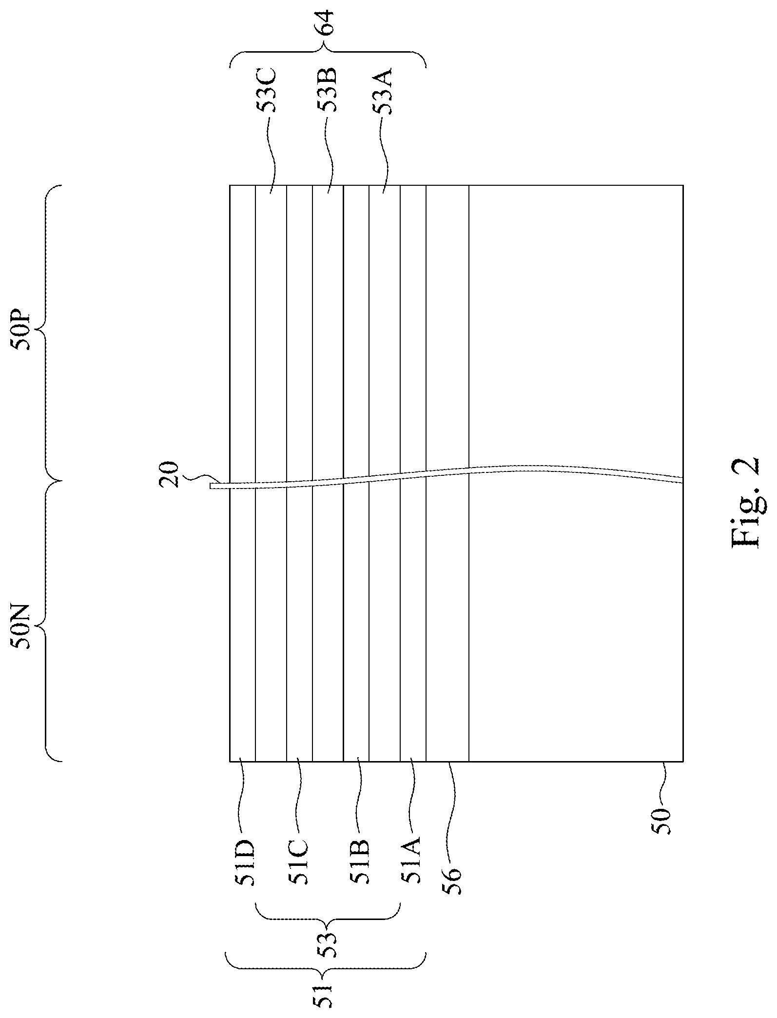 Patent US12317551 Figure 2 – Semiconductor devices including backside power rails and methods of manufacture