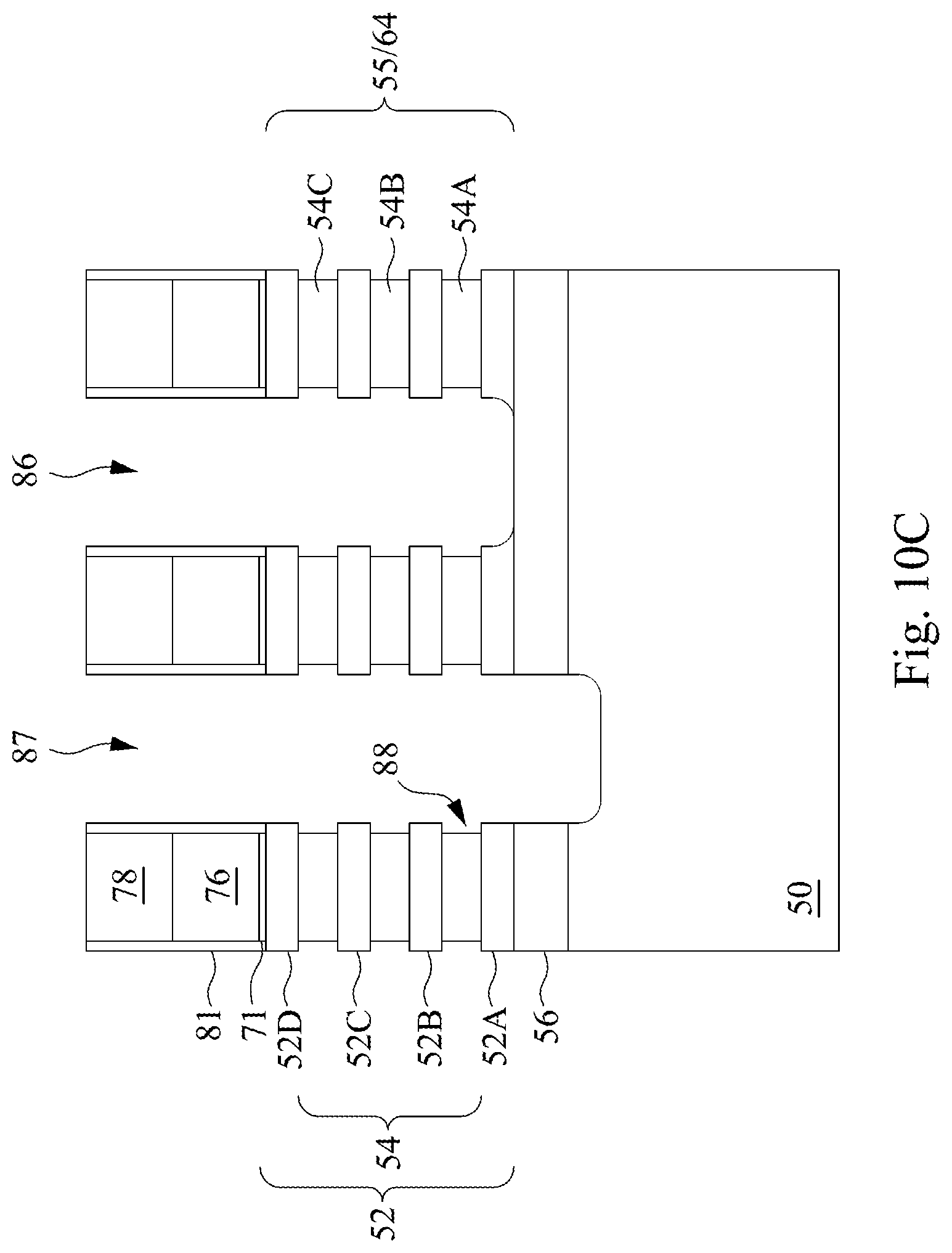 Patent US12317551 Figure 15 – Semiconductor devices including backside power rails and methods of manufacture