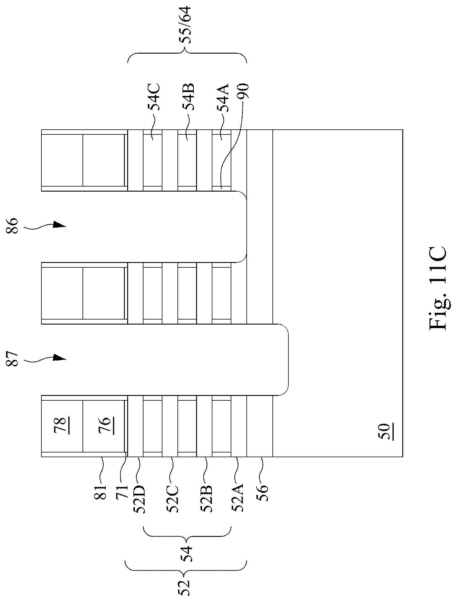 Patent US12317551 Figure 17 – Semiconductor devices including backside power rails and methods of manufacture