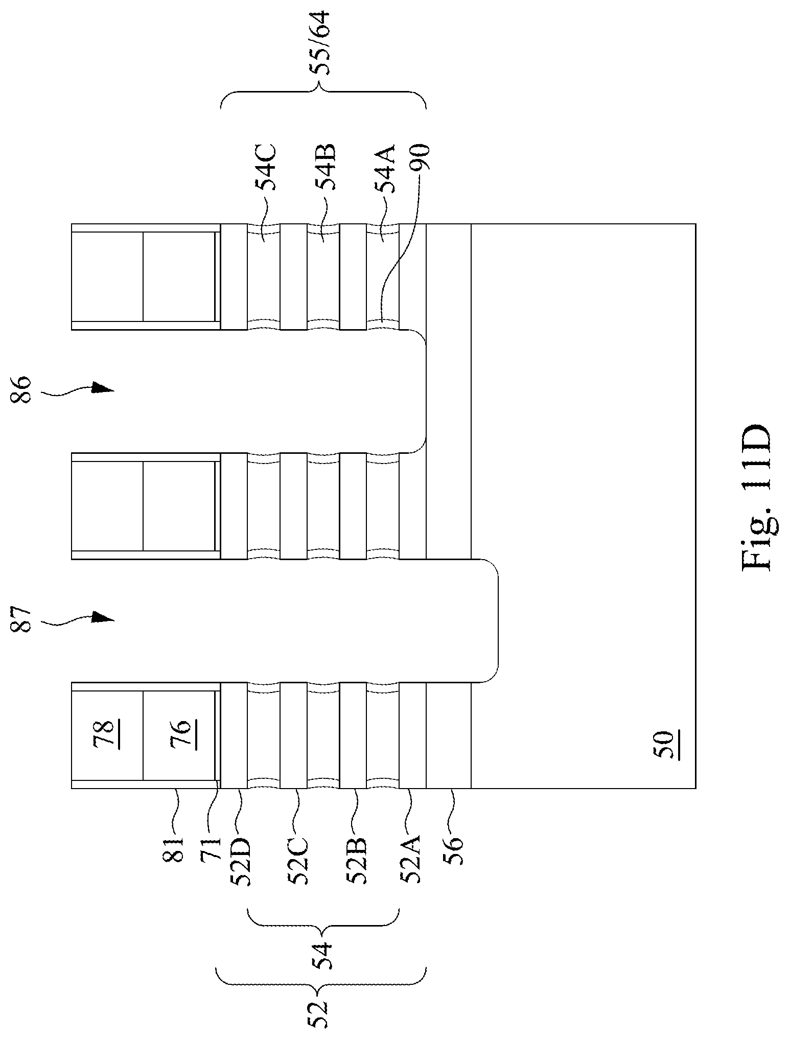 Patent US12317551 Figure 18 – Semiconductor devices including backside power rails and methods of manufacture