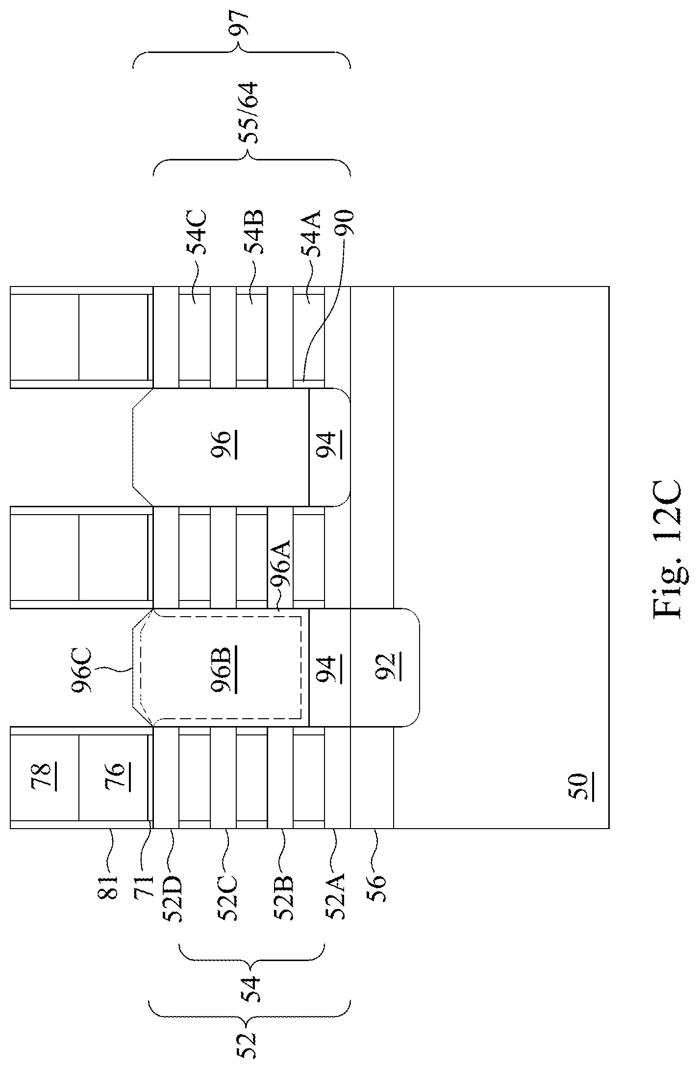 Patent US12317551 Figure 20 – Semiconductor devices including backside power rails and methods of manufacture