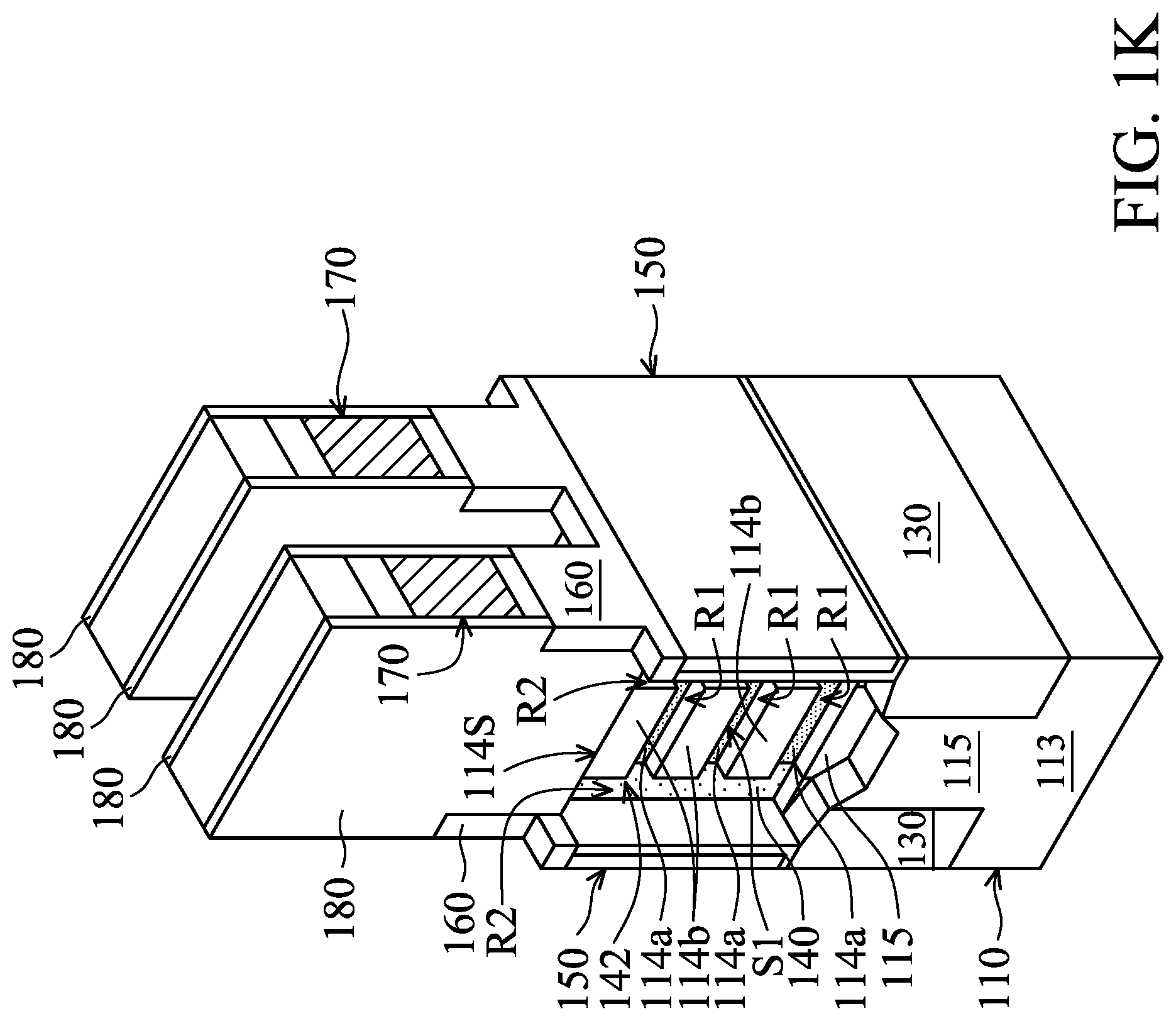 Patent US12317552 Figure 10 – Semiconductor device structure and method for forming the same