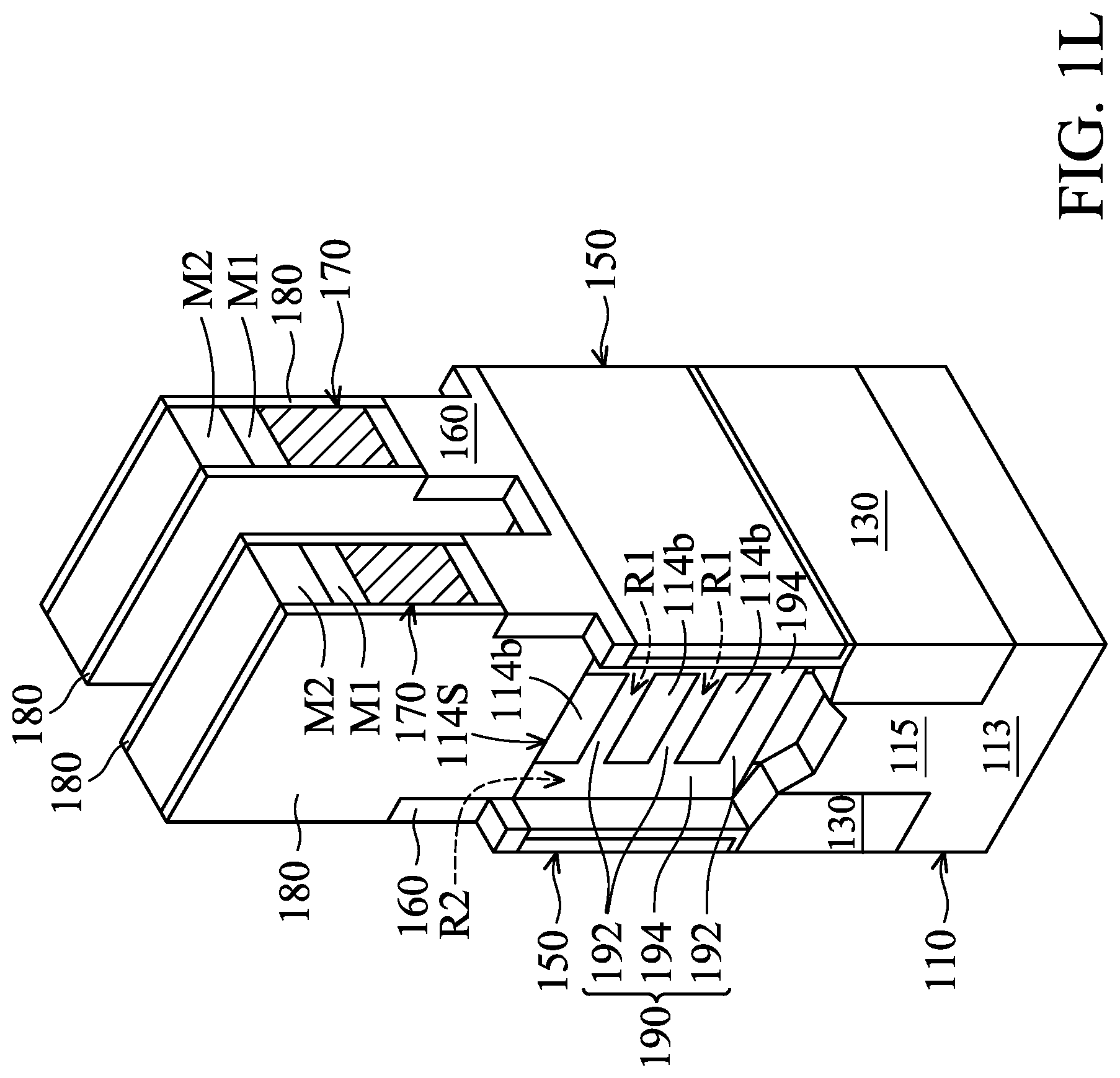 Patent US12317552 Figure 11 – Semiconductor device structure and method for forming the same