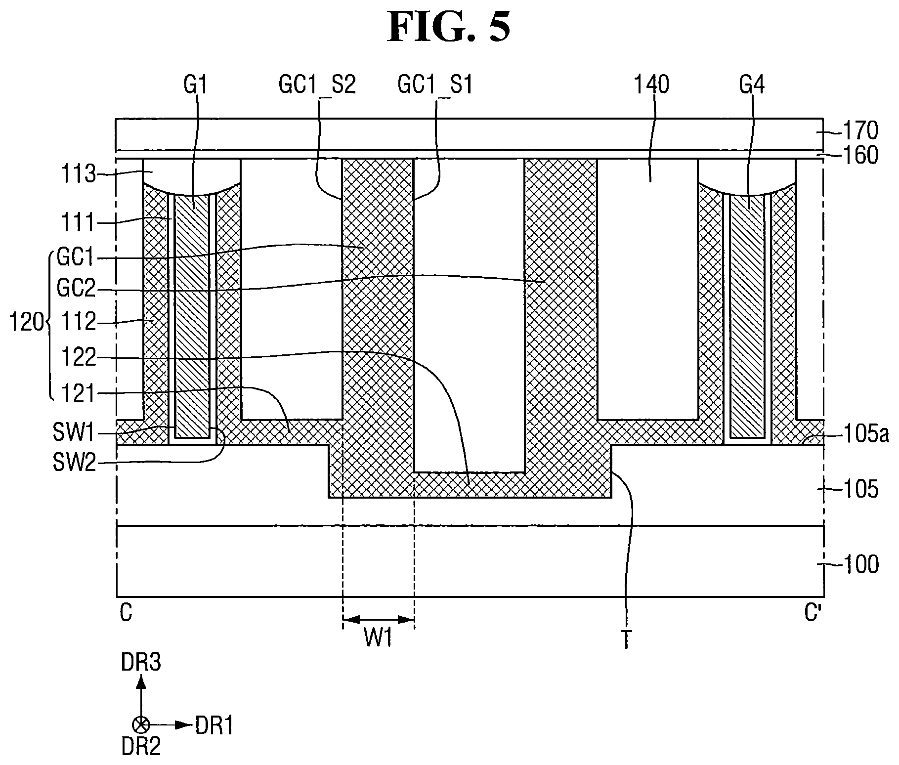 Patent US12317553 Figure 5 – Semiconductor devices