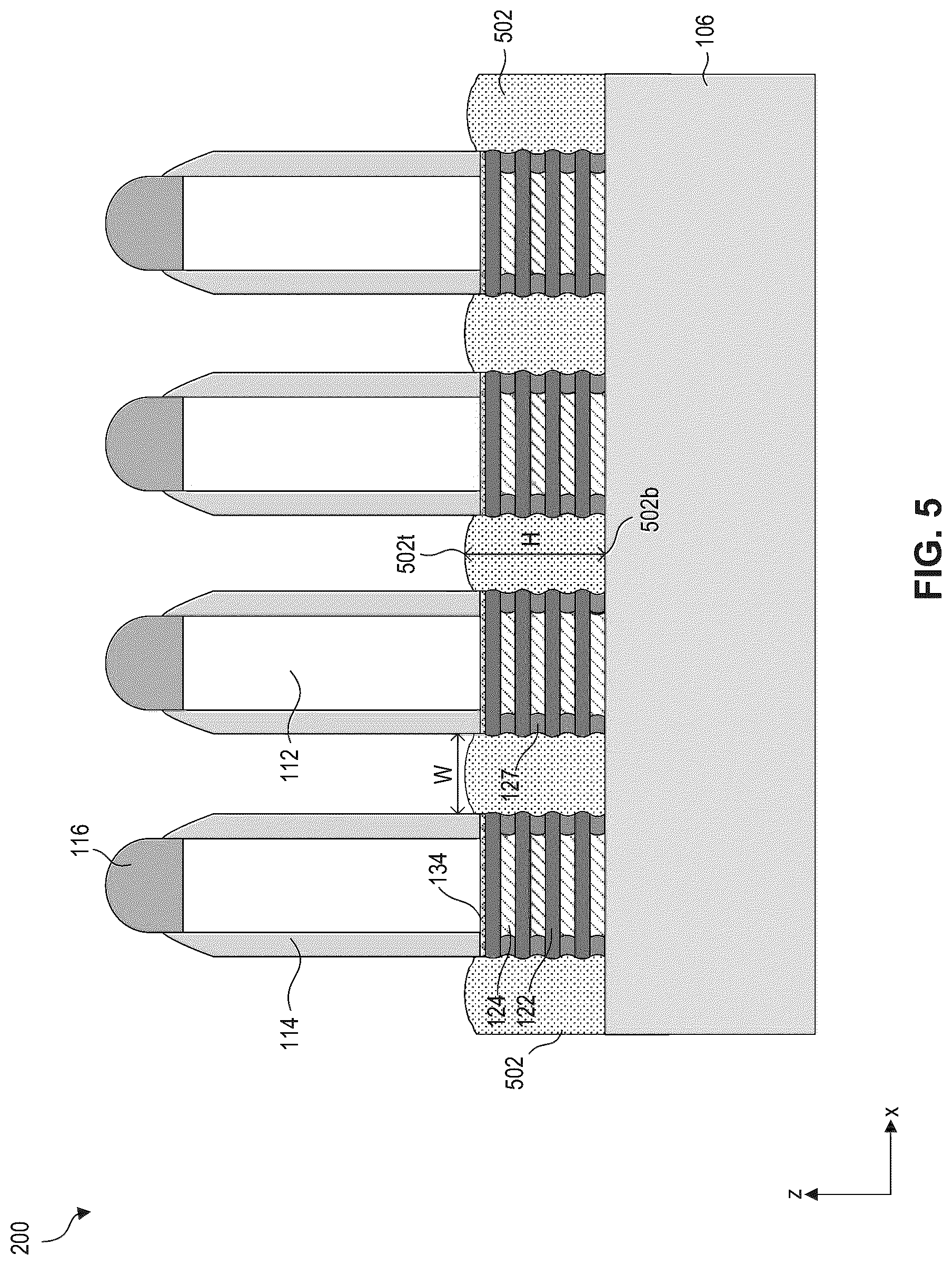 Patent US12317554 Figure 7 – Contact structures for semiconductor devices