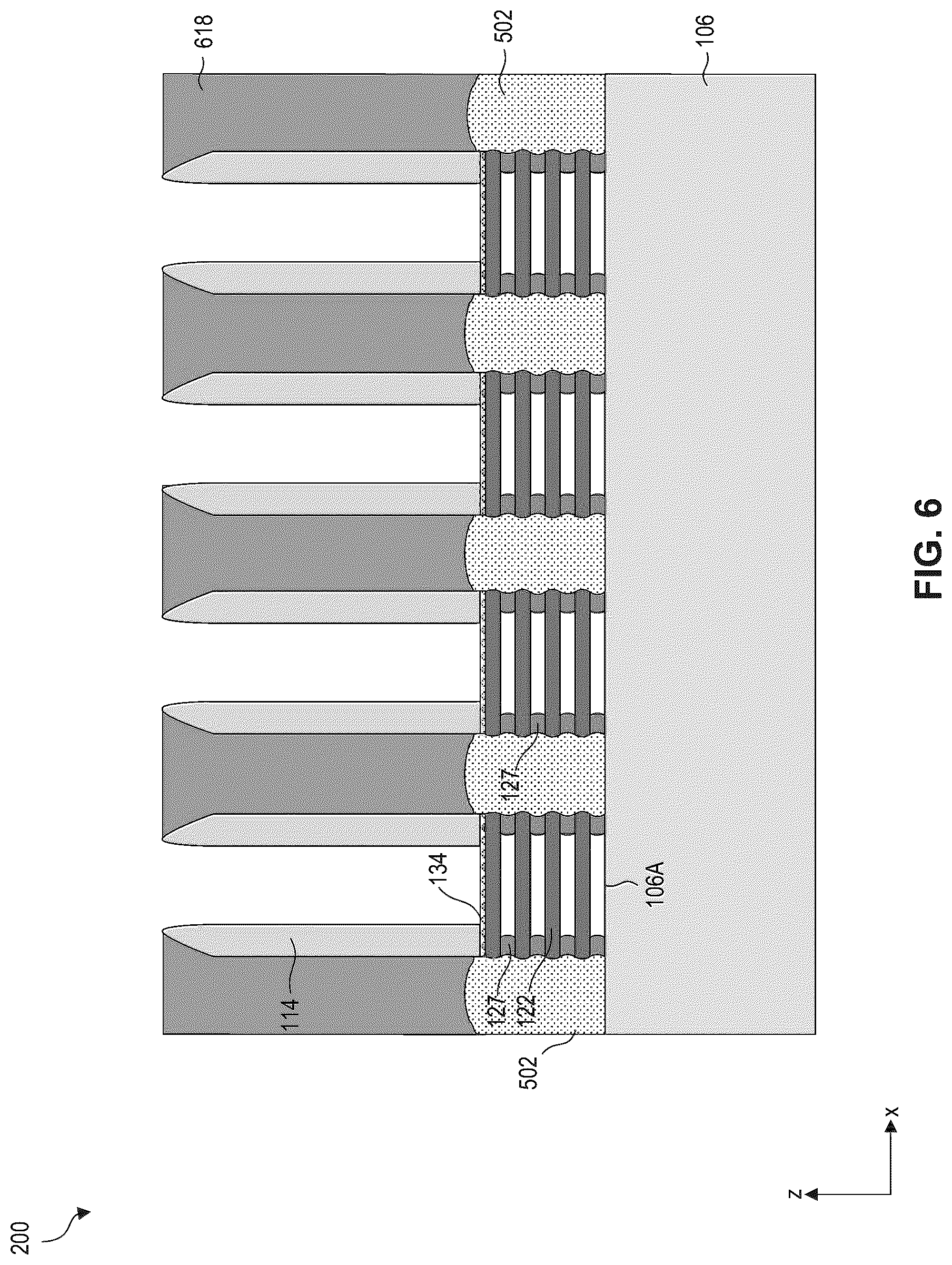 Patent US12317554 Figure 8 – Contact structures for semiconductor devices