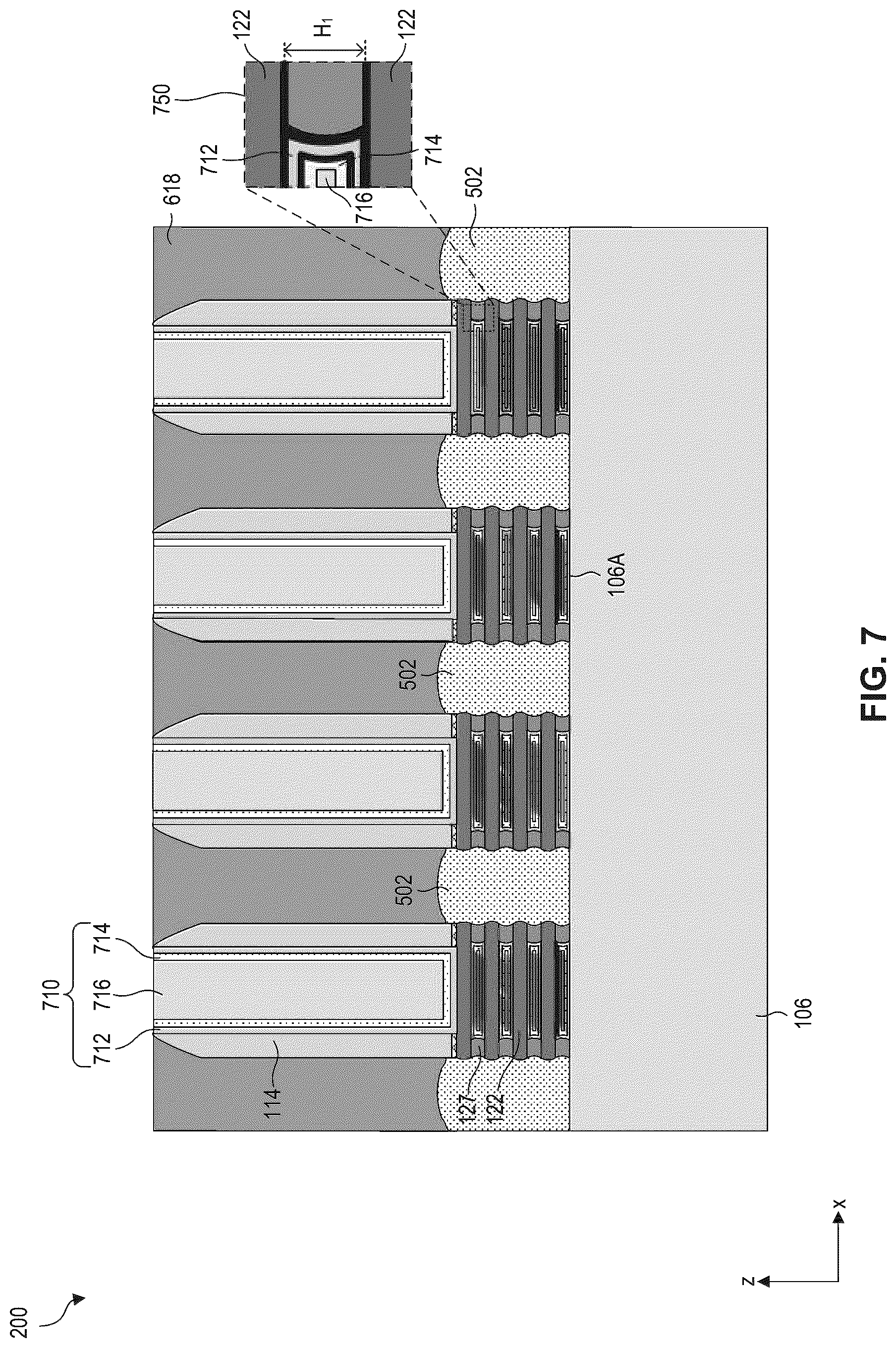Patent US12317554 Figure 9 – Contact structures for semiconductor devices