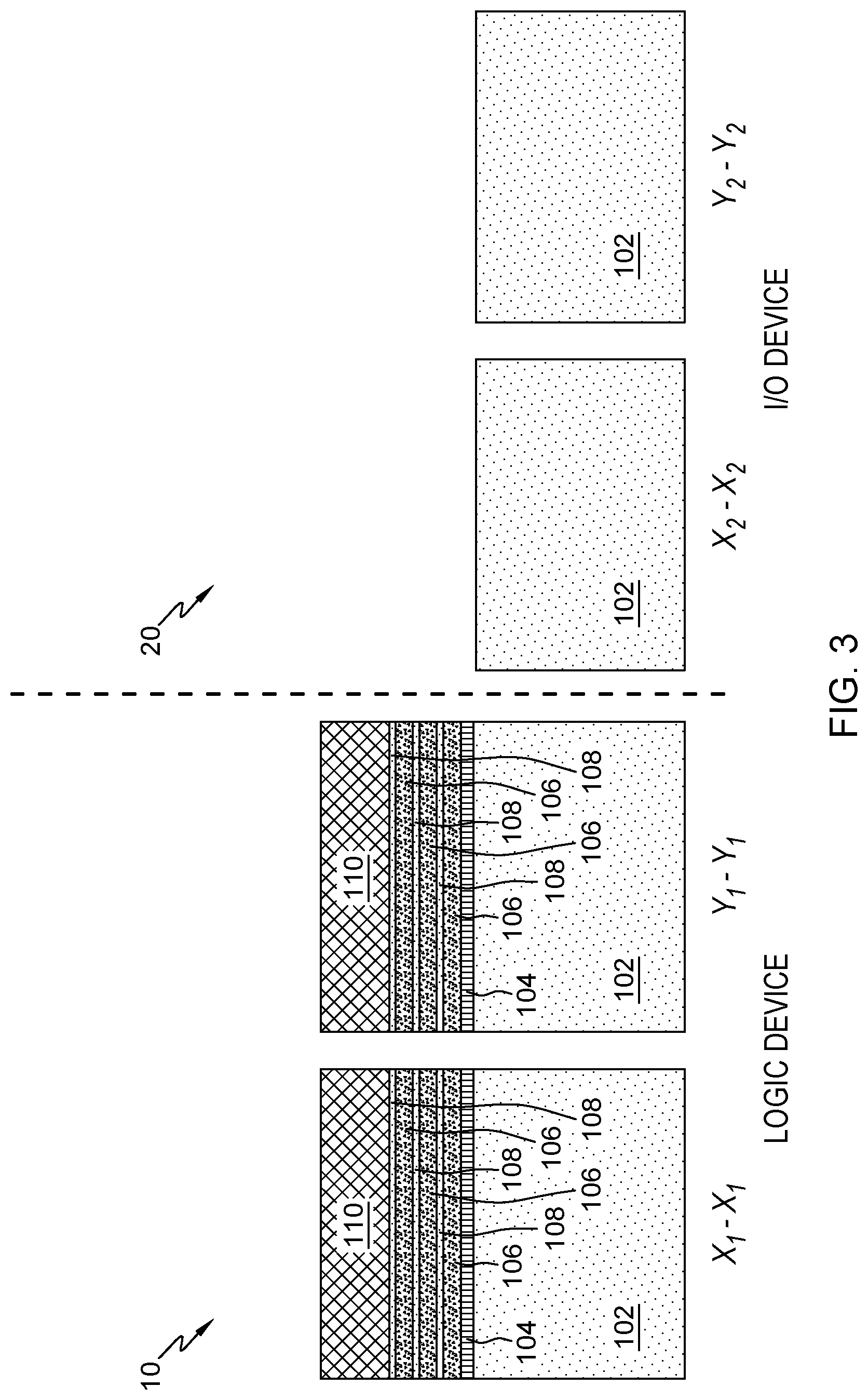 Patent US12317555 Figure 3 – Gate-all-around nanosheet field effect transistor integrated with fin field effect transistor
