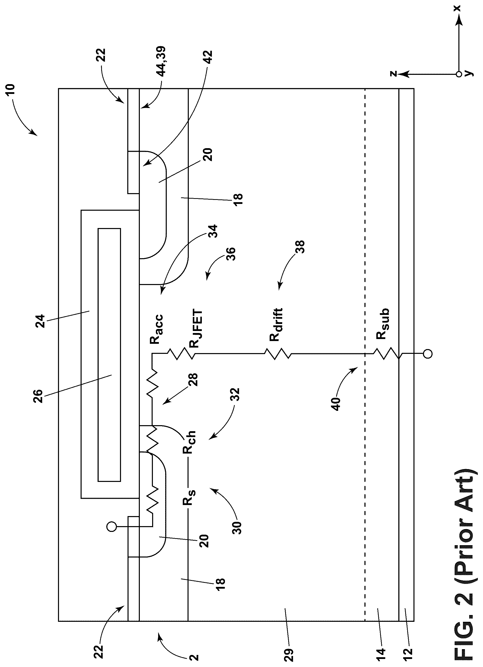 Patent US12317558 Figure 2 – Semiconductor switching device
