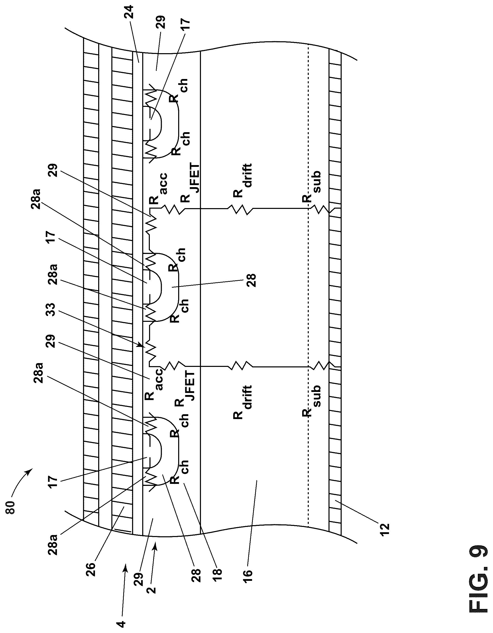 Patent US12317558 Figure 9 – Semiconductor switching device