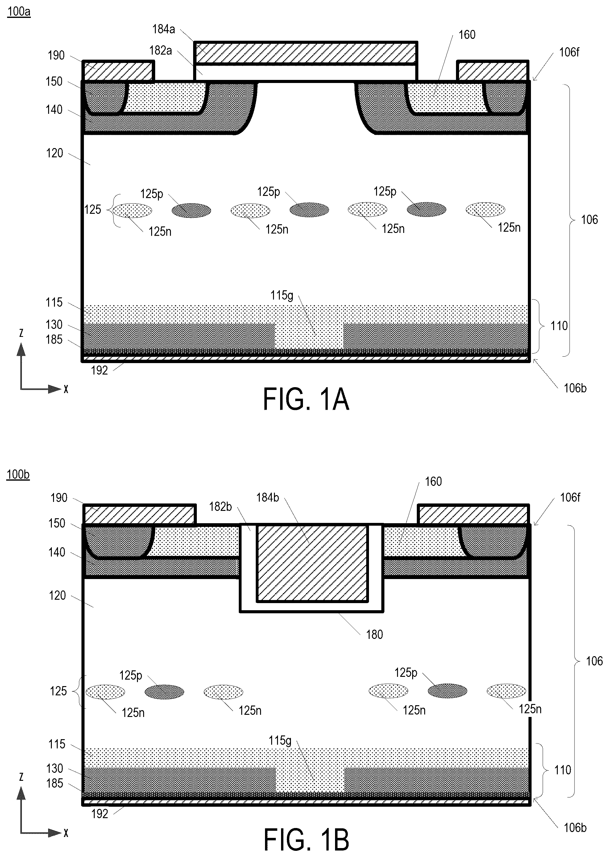 Patent US12317559 Figure 1 – Wide bandgap unipolar/bipolar transistor