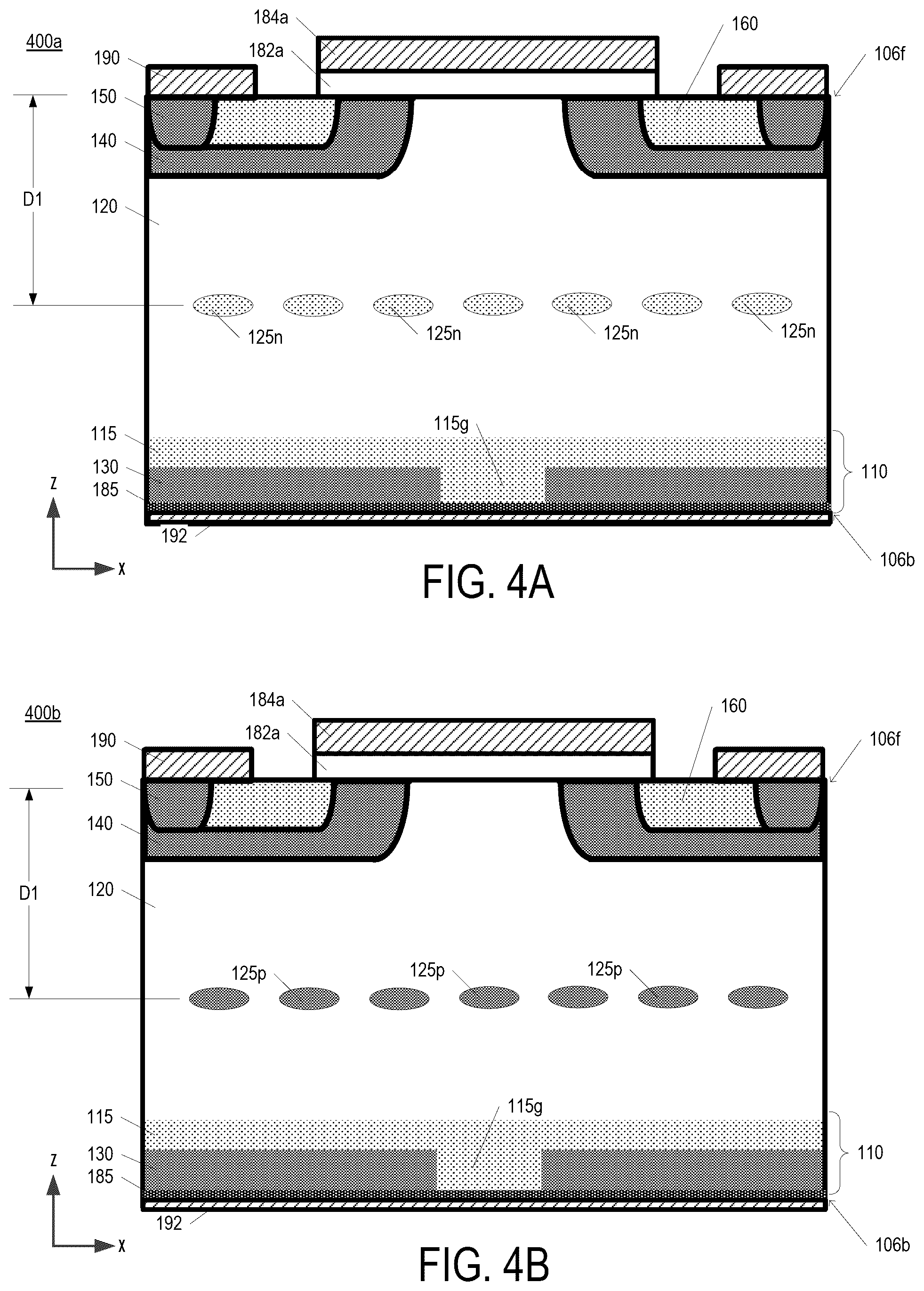 Patent US12317559 Figure 4 – Wide bandgap unipolar/bipolar transistor