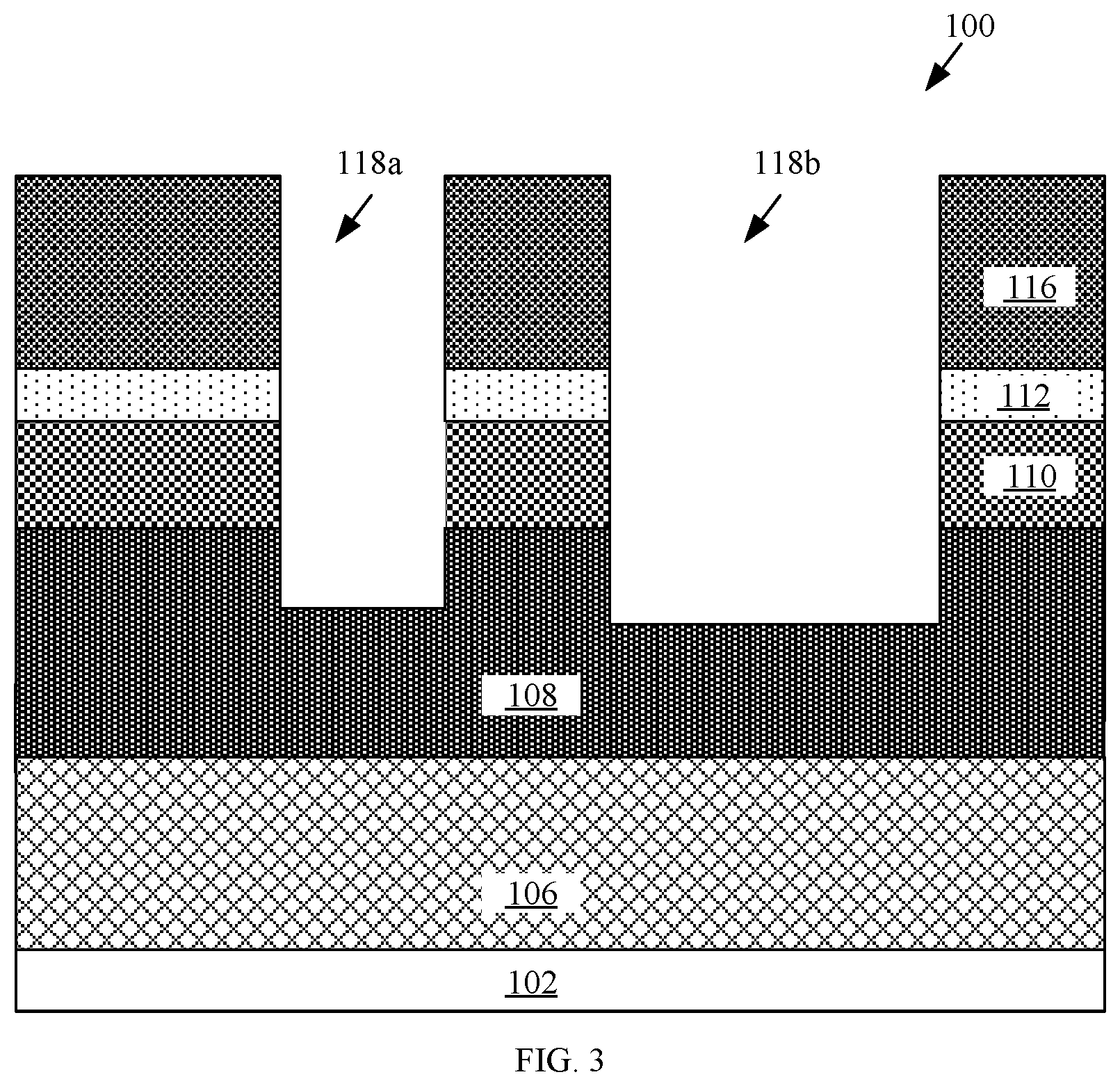 Patent US12317562 Figure 3 – High electron mobility transistors having barrier liners and integration schemes
