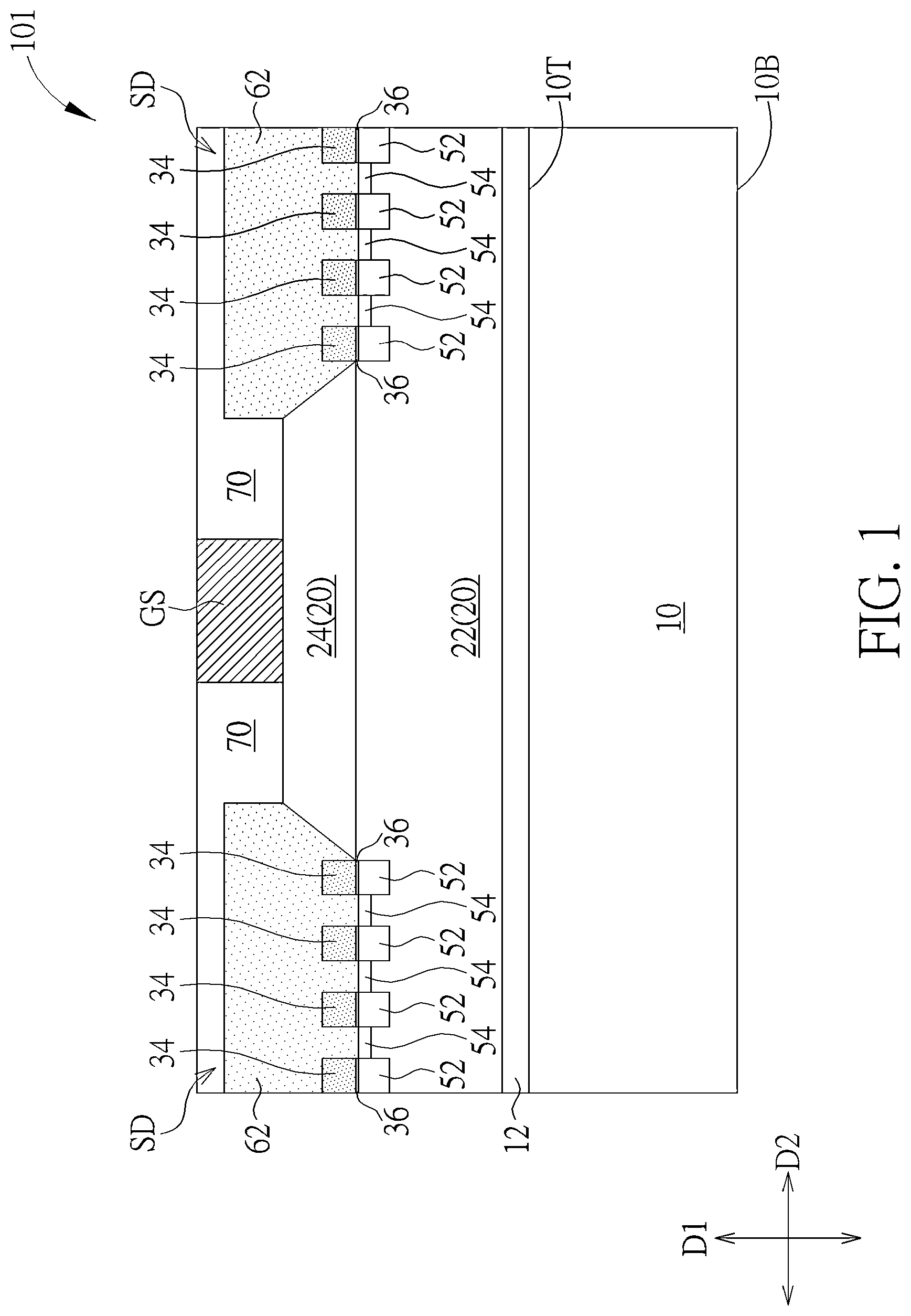 Patent US12317565 Figure 1 – Manufacturing method of semiconductor device