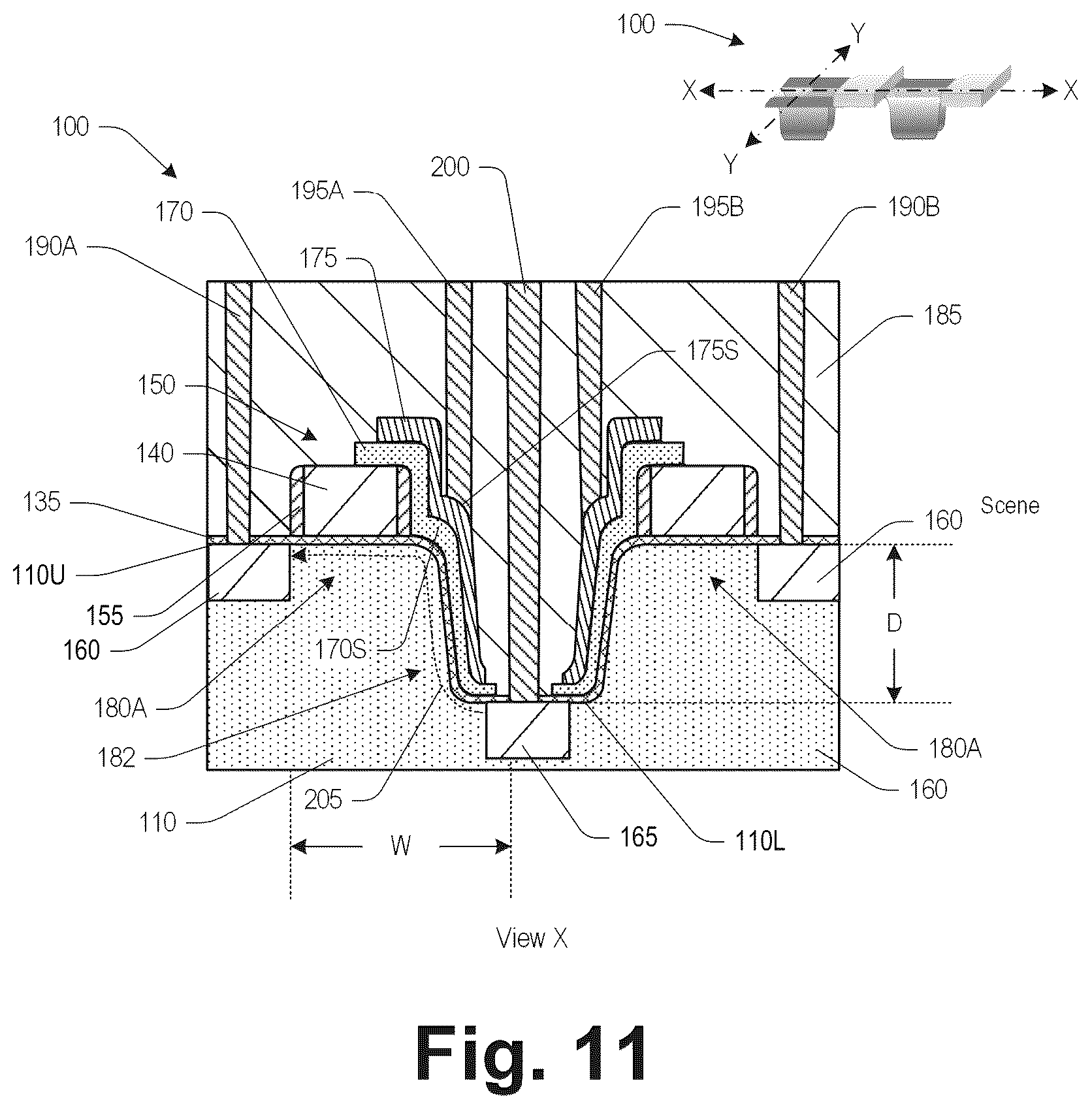 Patent US12317568 Figure 6 – Semiconductor structure including source/drain regions at different levels within semiconductor layer and method of manufacture