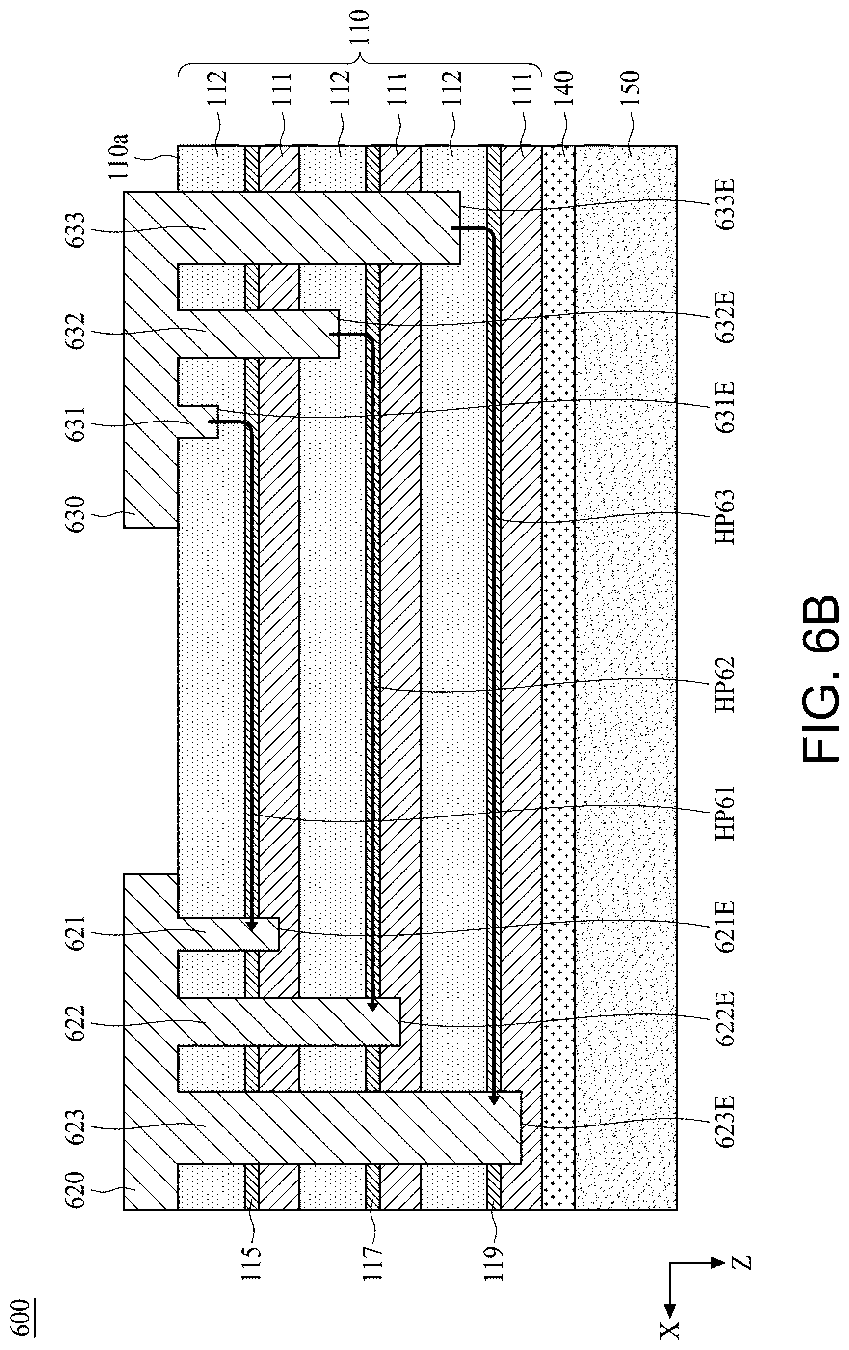 Patent US12317569 Figure 8 – Semiconductor device with multichannel heterostructure and manufacturing method thereof