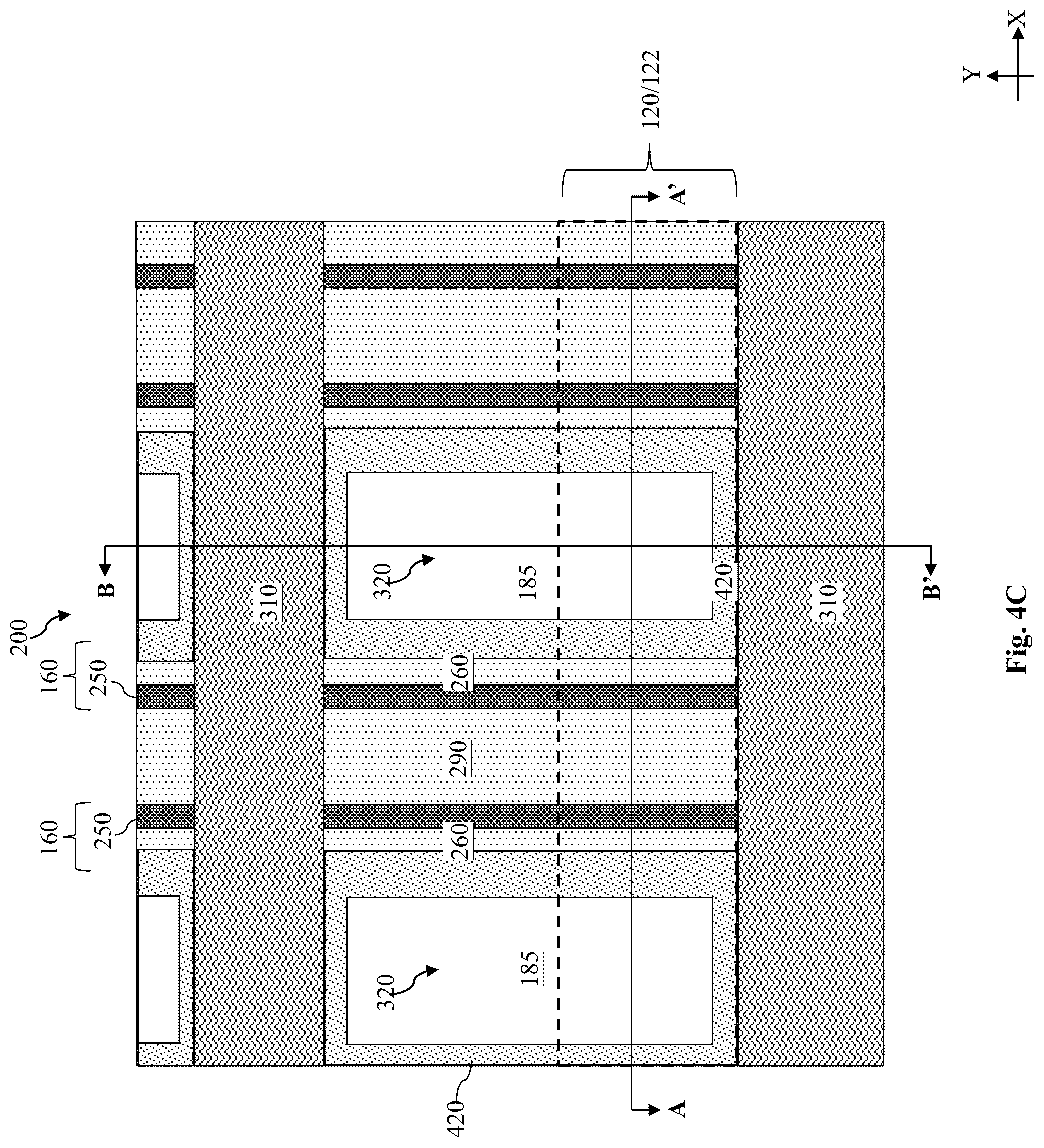 Patent US12317570 Figure 11 – Protective liner for source/drain contact to prevent electrical bridging while minimizing resistance