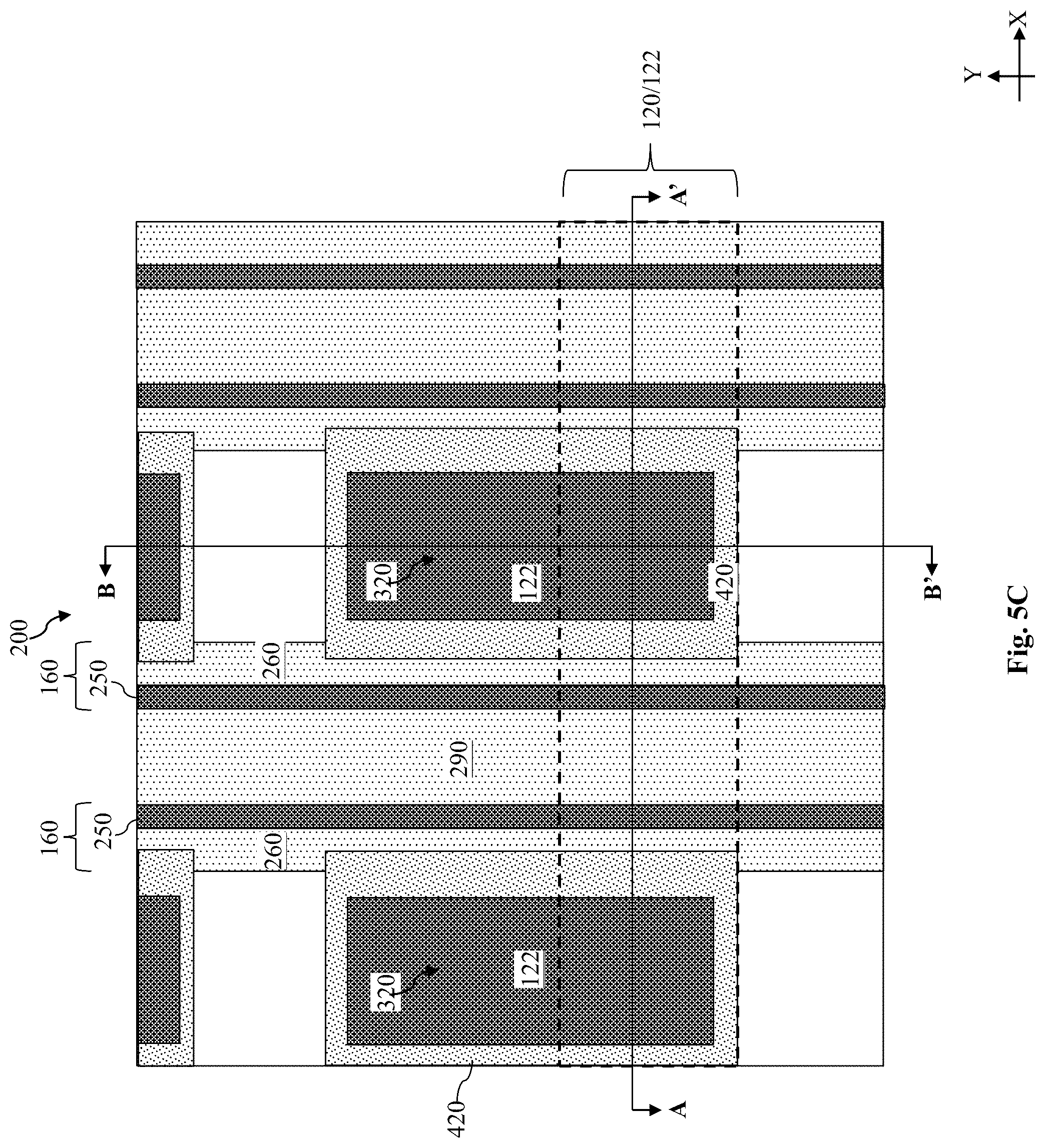 Patent US12317570 Figure 14 – Protective liner for source/drain contact to prevent electrical bridging while minimizing resistance