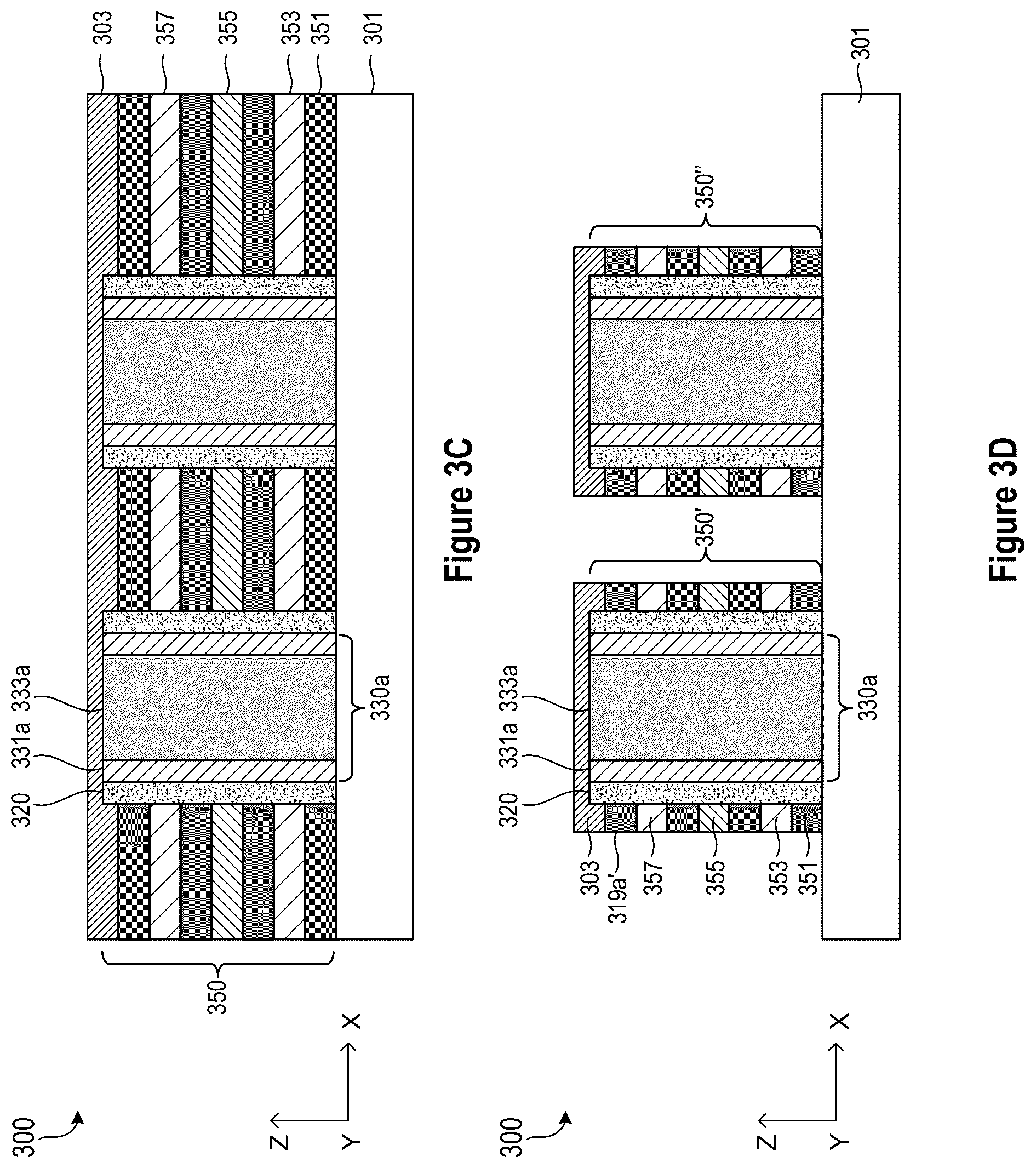 Patent US12317577 Figure 5 – 3D semiconductor device with 2D semiconductor material and method of forming the same