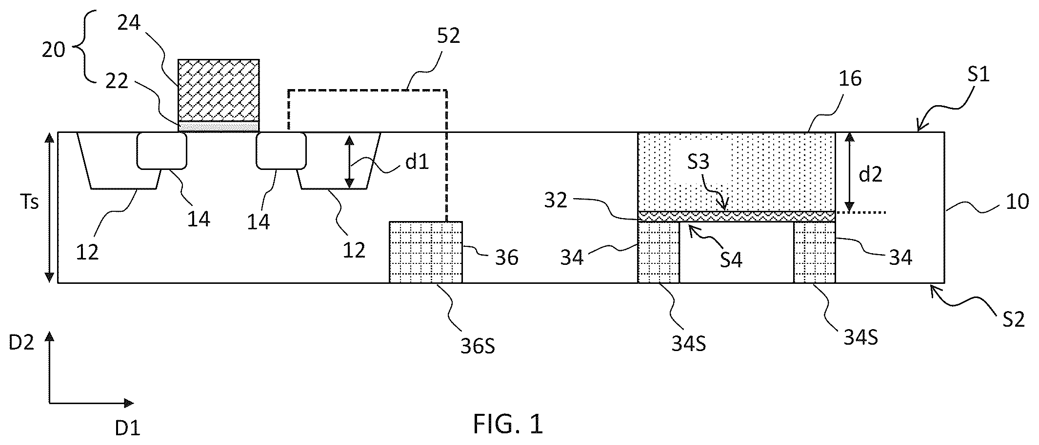 Patent US12317582 Figure 1 – Integrated circuit devices including a metal resistor and methods of forming the same