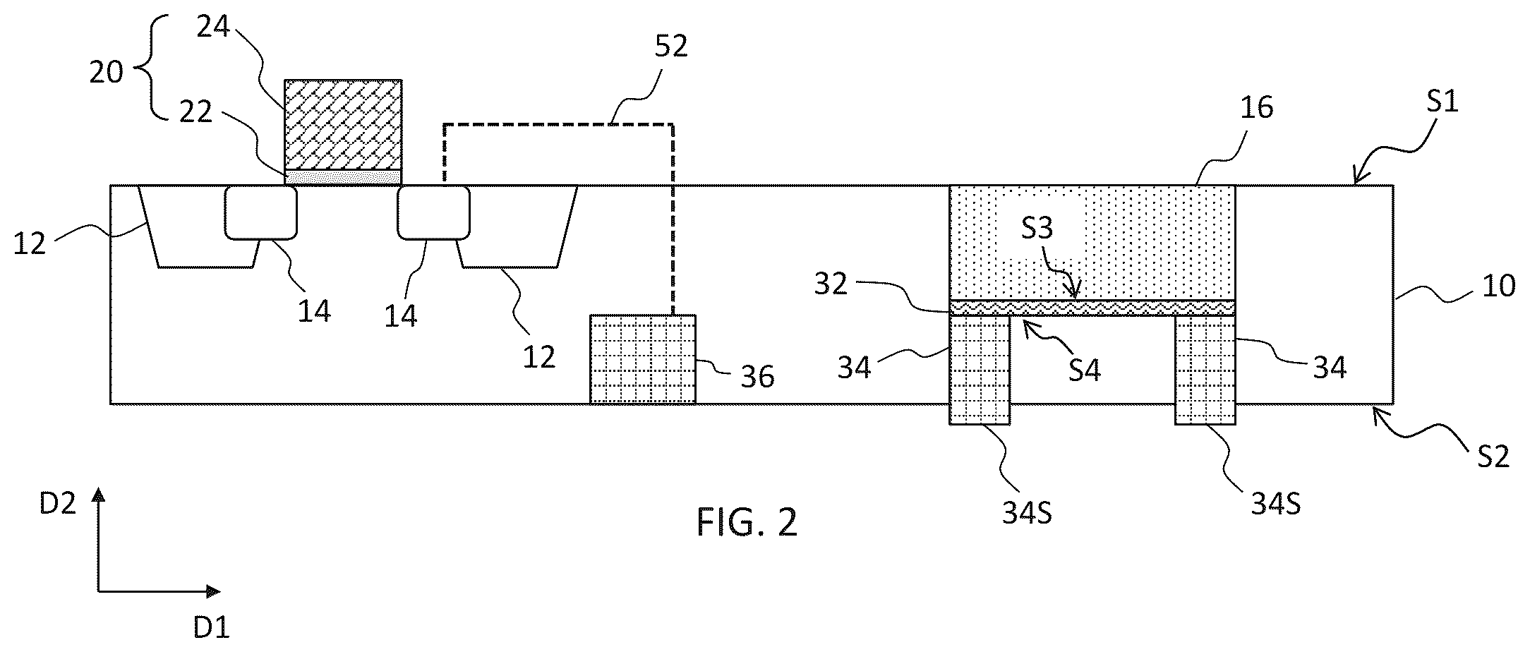 Patent US12317582 Figure 2 – Integrated circuit devices including a metal resistor and methods of forming the same