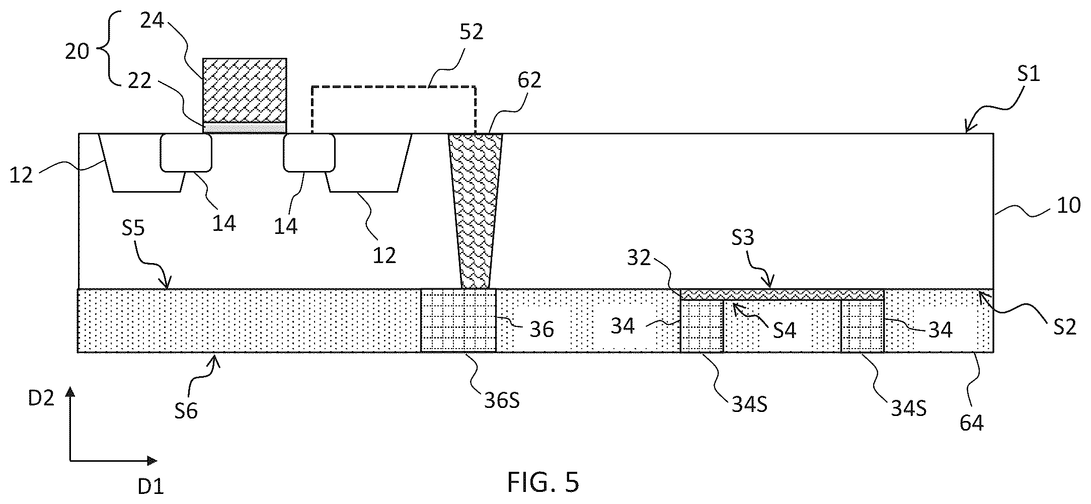 Patent US12317582 Figure 5 – Integrated circuit devices including a metal resistor and methods of forming the same