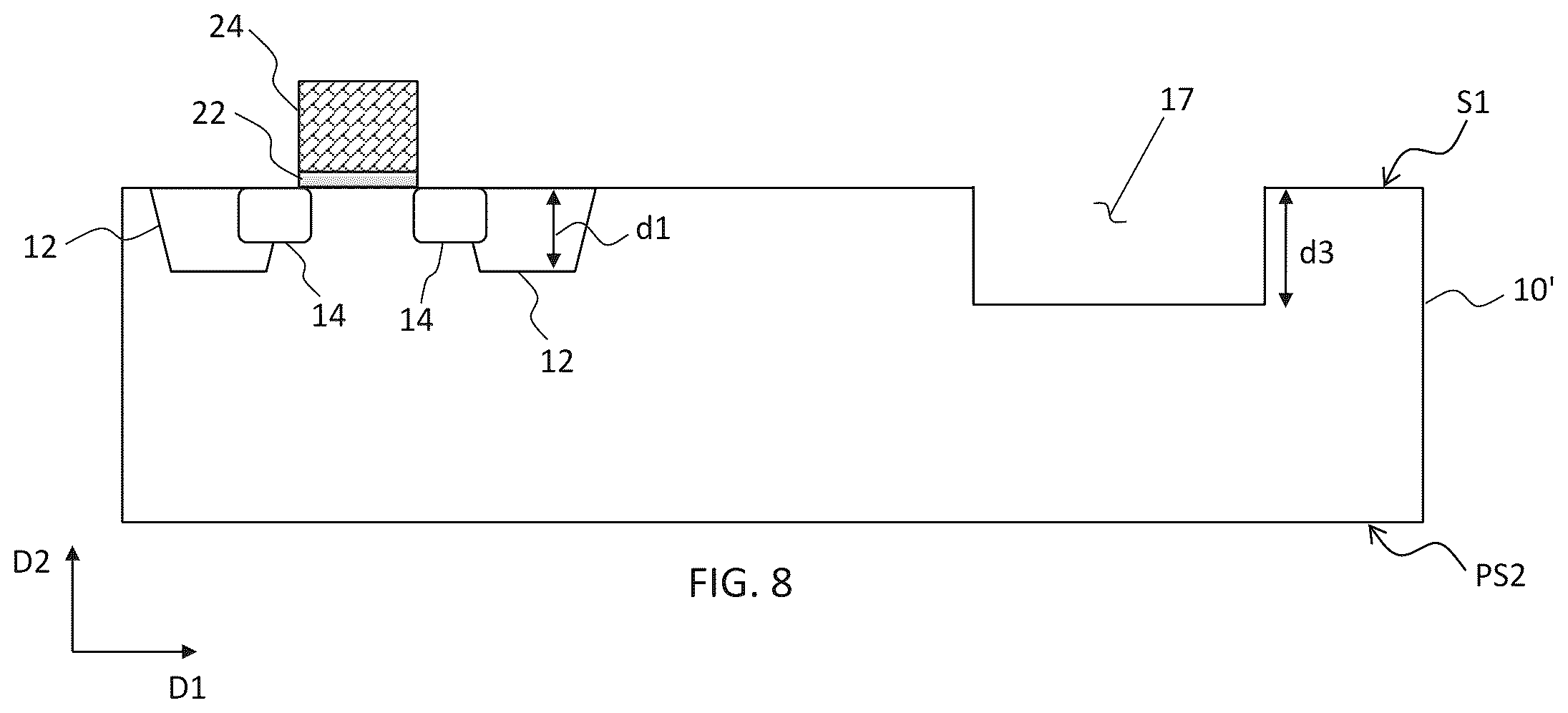 Patent US12317582 Figure 8 – Integrated circuit devices including a metal resistor and methods of forming the same
