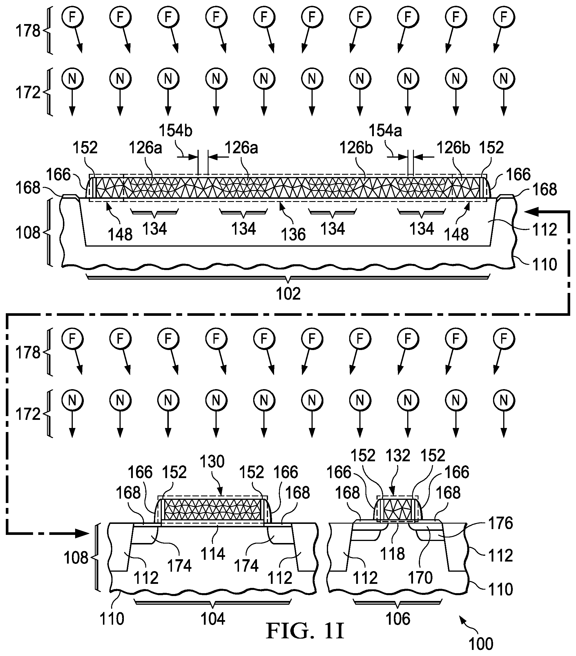 Patent US12317583 Figure 9 – Semiconductor device with low noise transistor and low temperature coefficient resistor