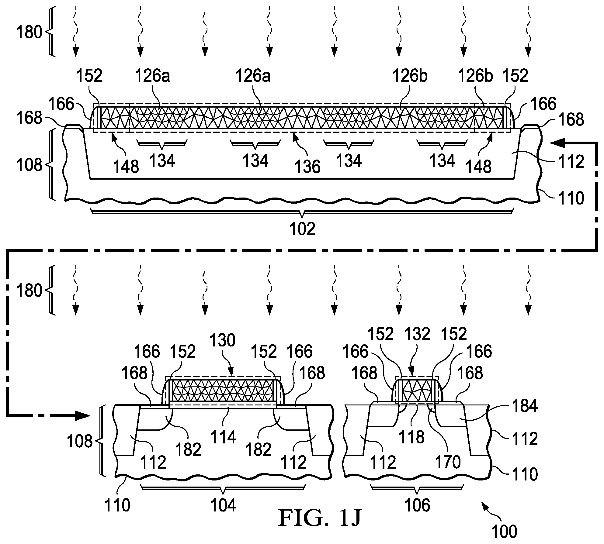 Patent US12317583 Figure 10 – Semiconductor device with low noise transistor and low temperature coefficient resistor